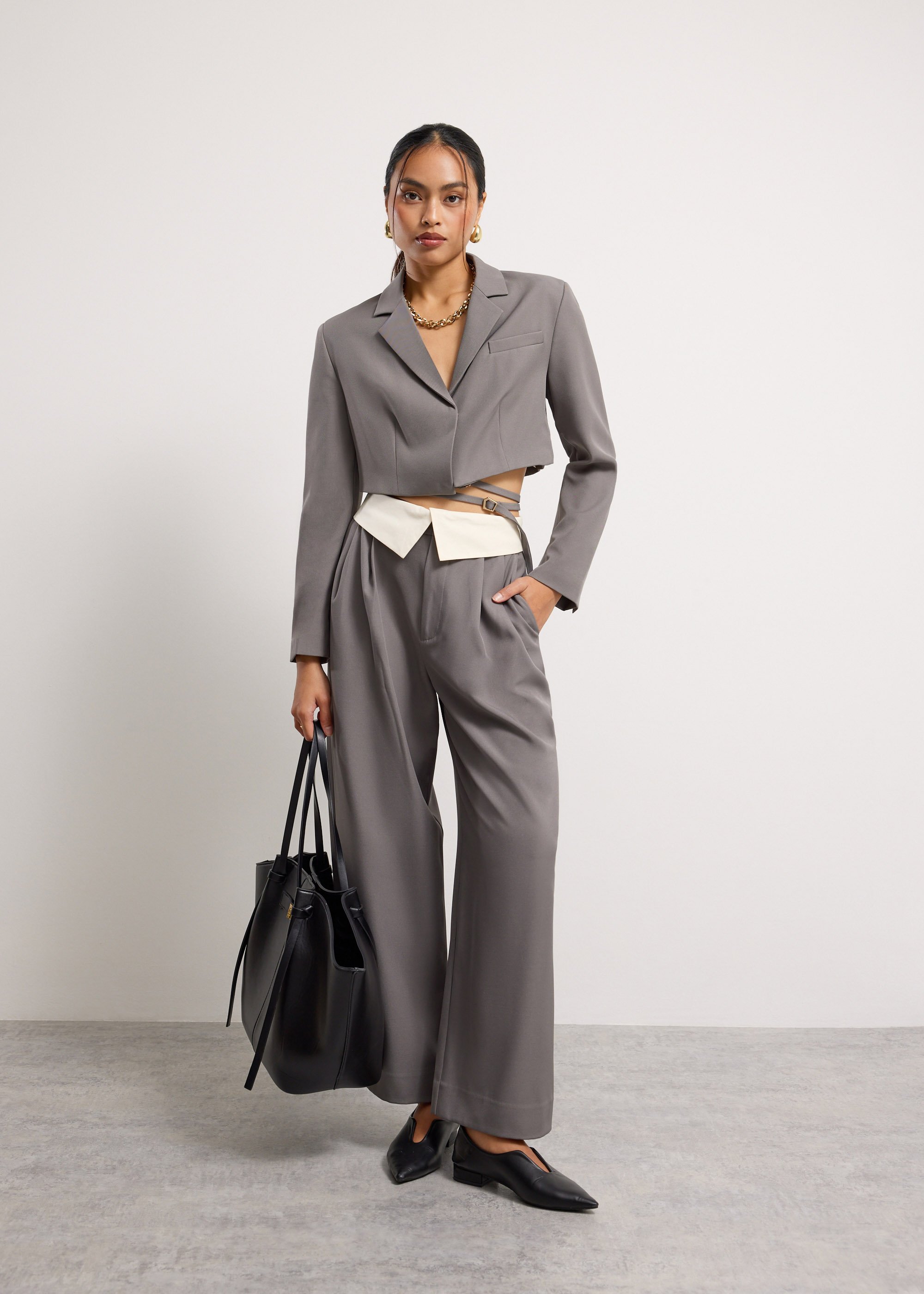 Detachable Waistband Flap Straight Leg Pants Love, Bonito
Detachable Waistband Flap Straight Leg Pants Love, Bonito