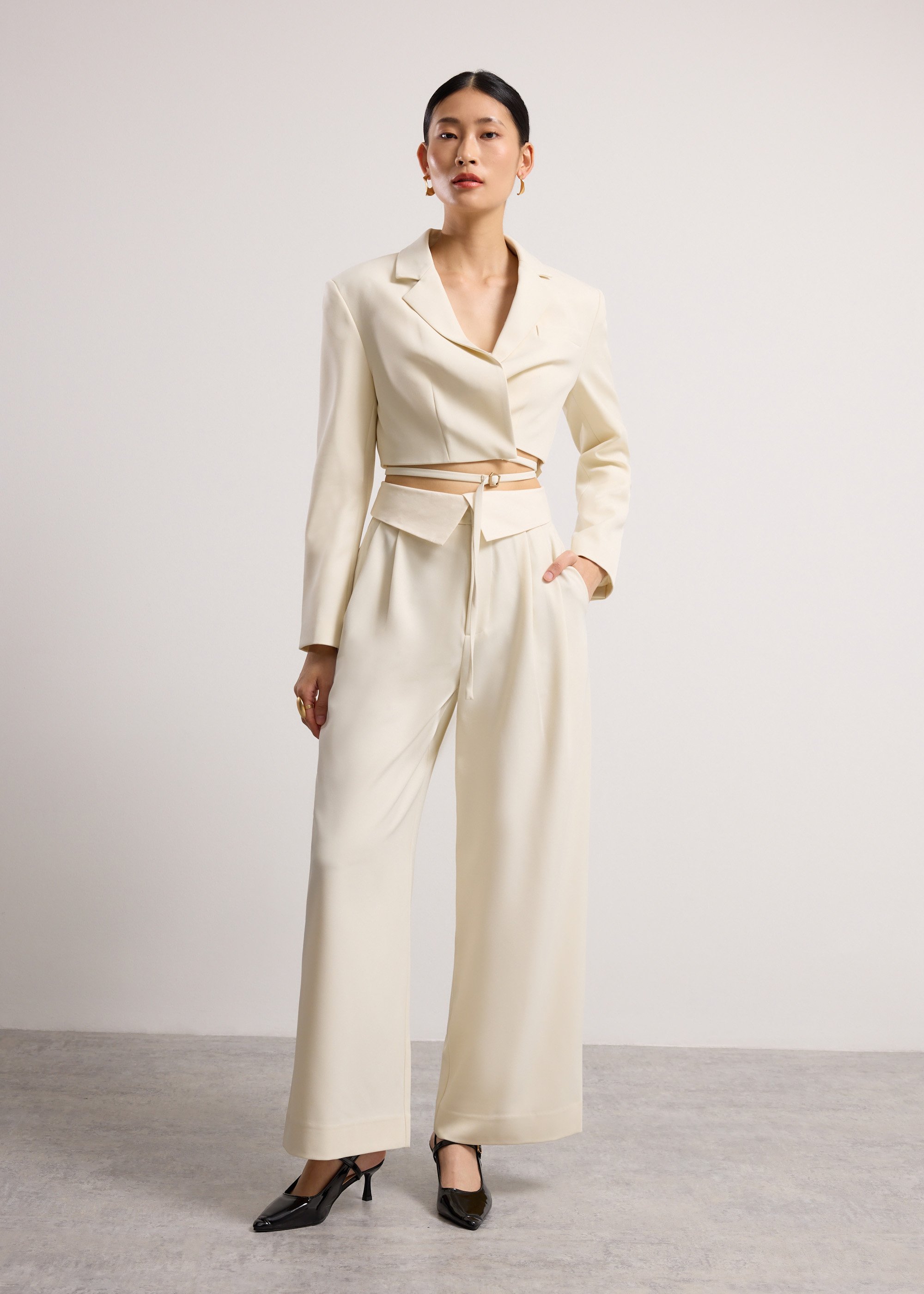 Detachable Waistband Flap Straight Leg Pants Love, Bonito
Detachable Waistband Flap Straight Leg Pants Love, Bonito