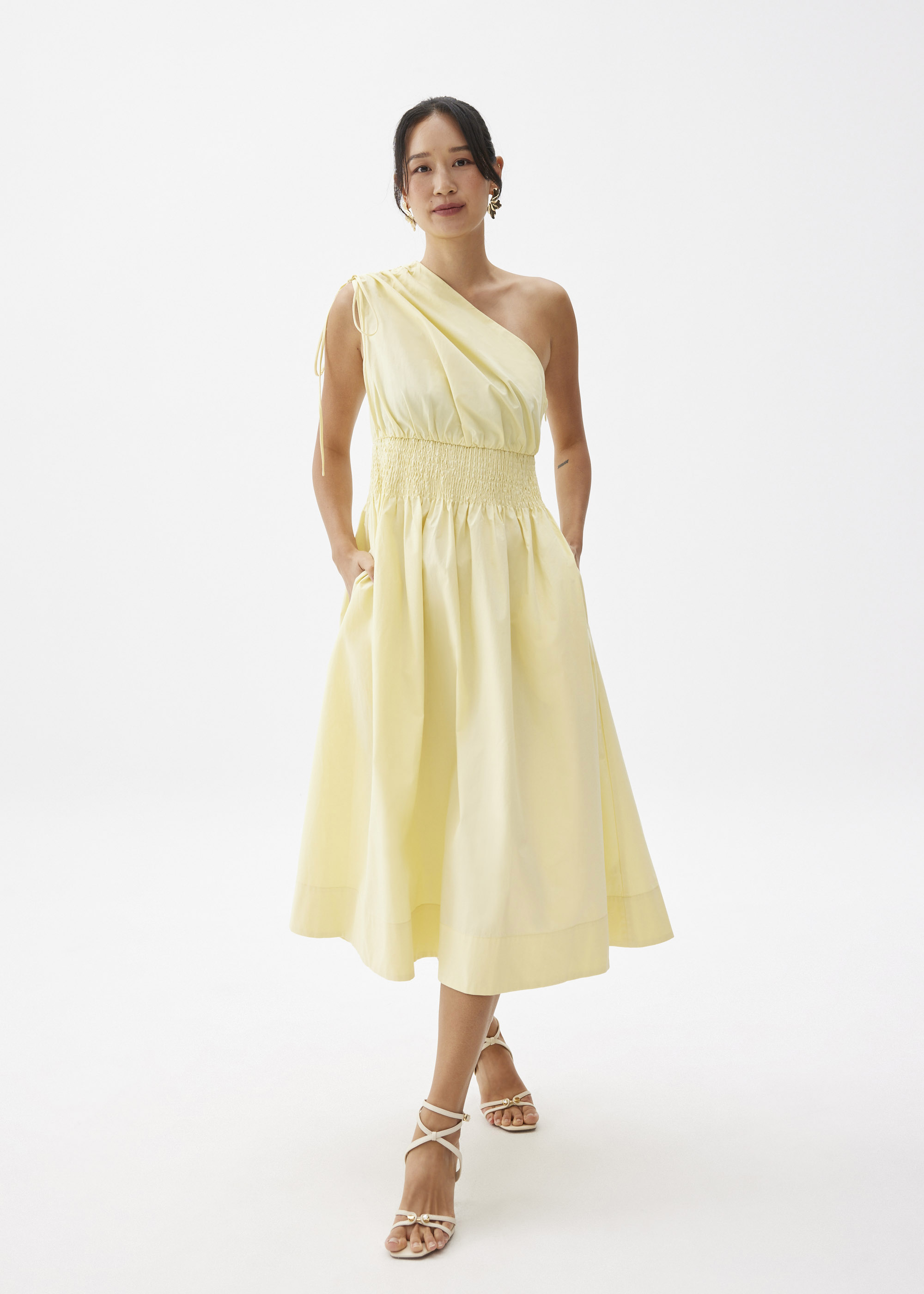 

Cotton Toga Fit & Flare Midaxi Dress-203-XS