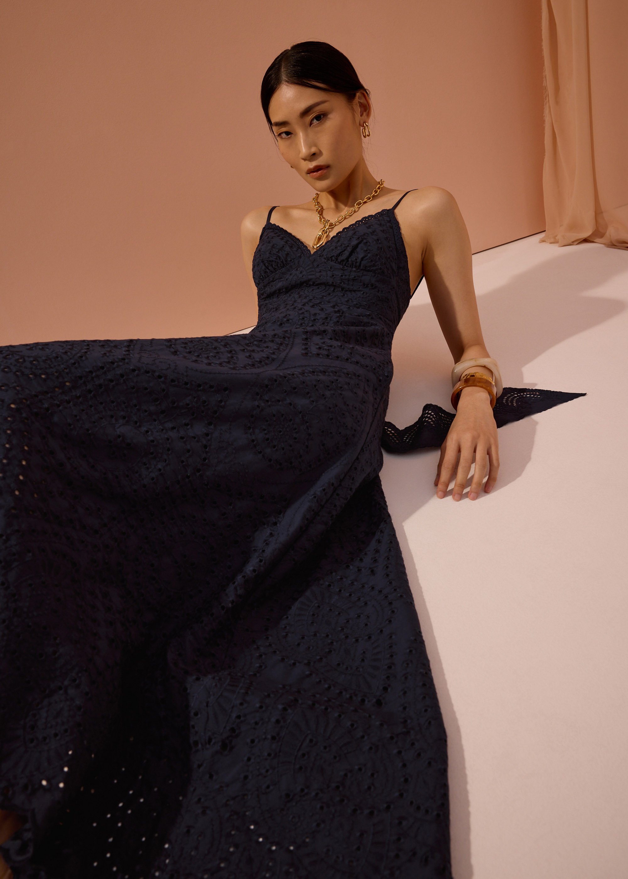 Padded Fit & Flare Dress in Soft Breeze Broderie
Padded Fit & Flare Dress in Soft Breeze Broderie