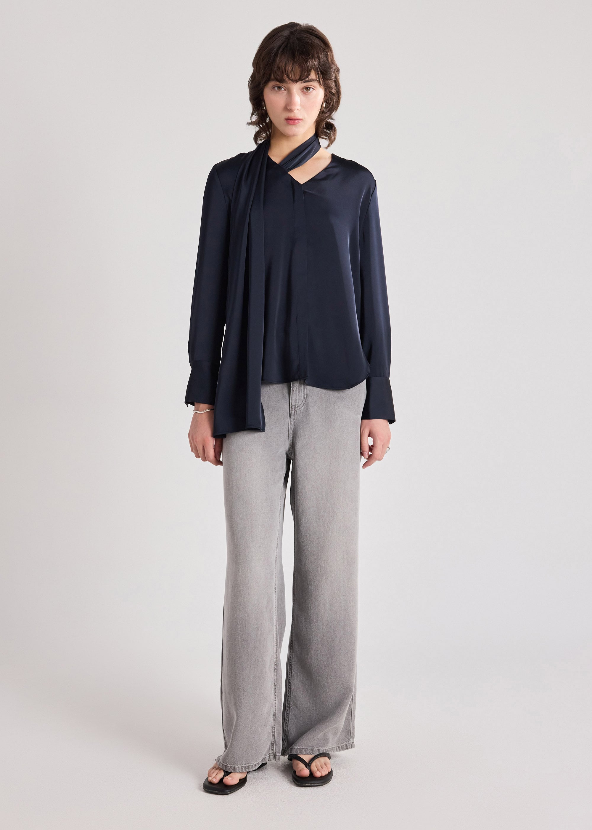 RuchedReady® Multi-way Satin Shirt Love, Bonito