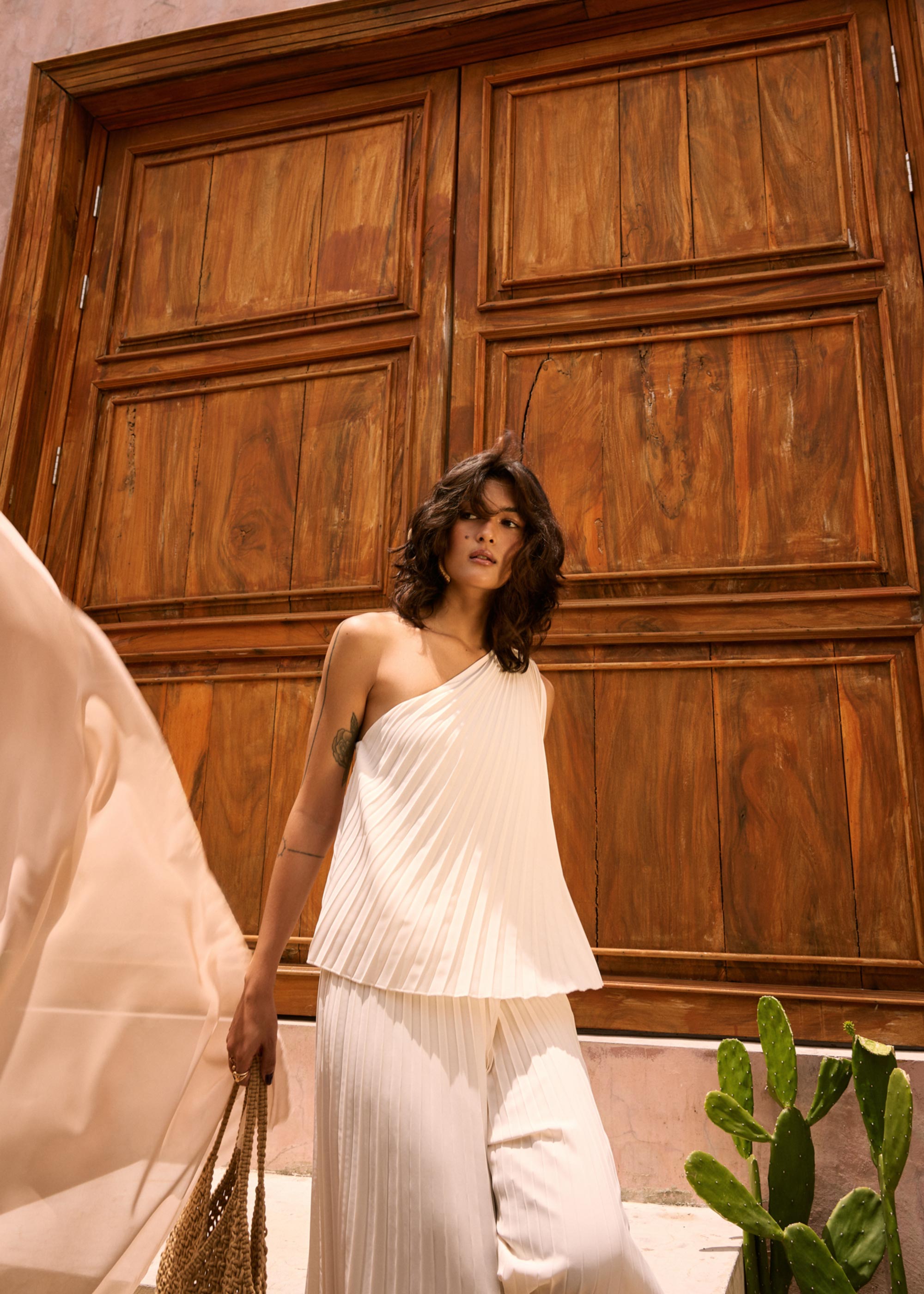 

Wei Sunray Pleated Toga Top