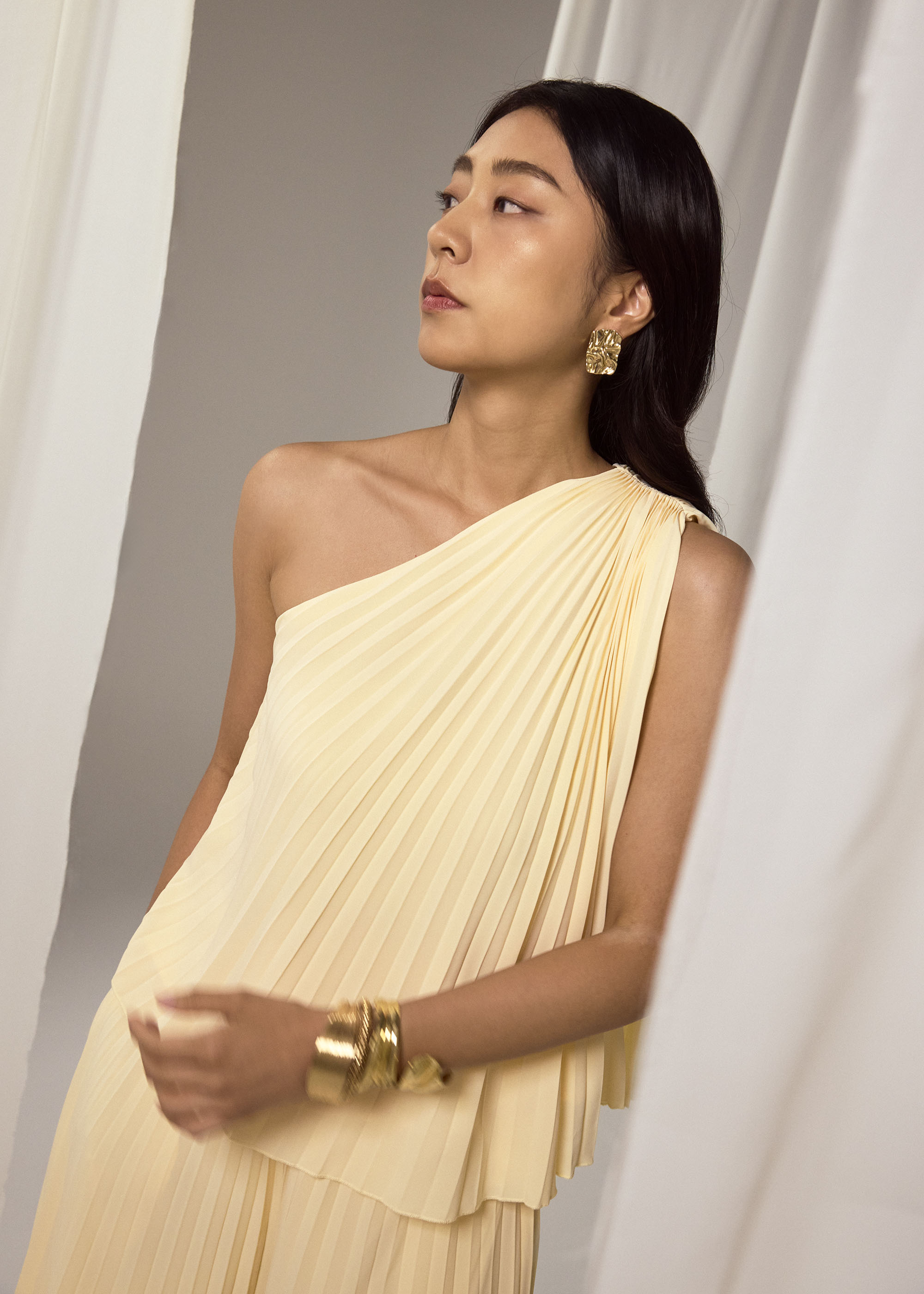 

Wei Sunray Pleated Toga Top