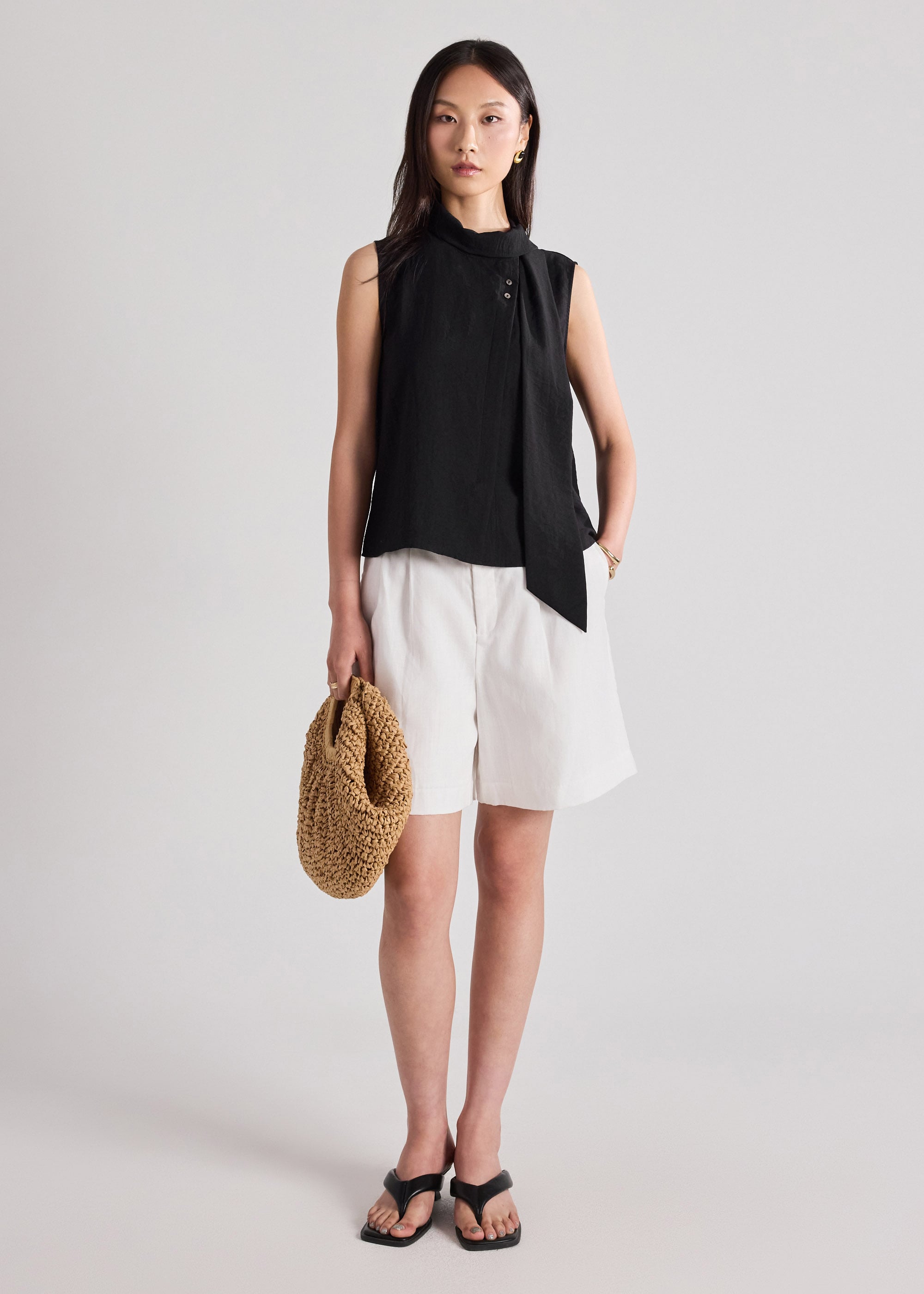 Crinkled Multi-way Top Love, Bonito: retailer-supplied image