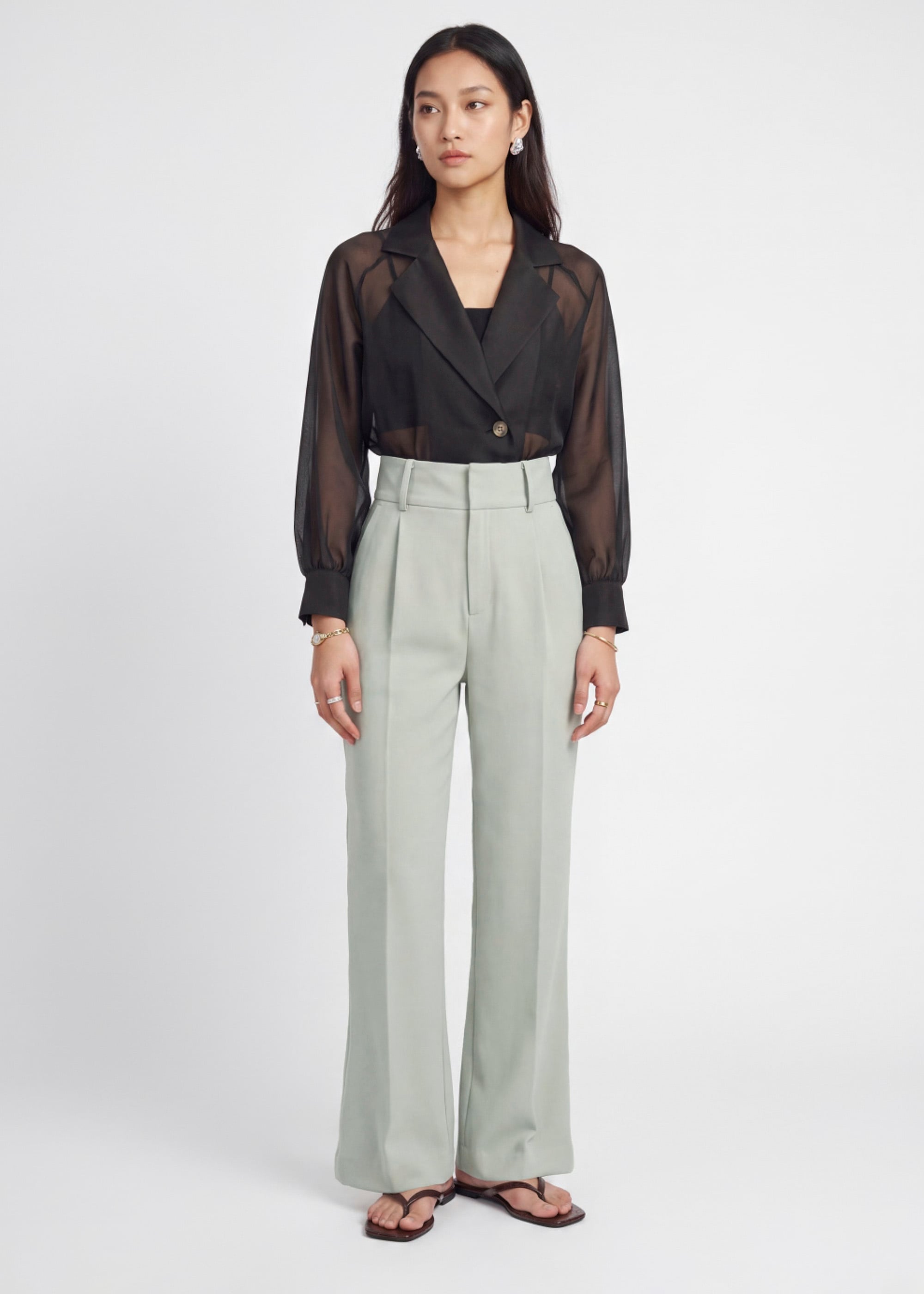 PETITE Leggy™ Kick Flare Pants Love, Bonito: retailer-supplied image
