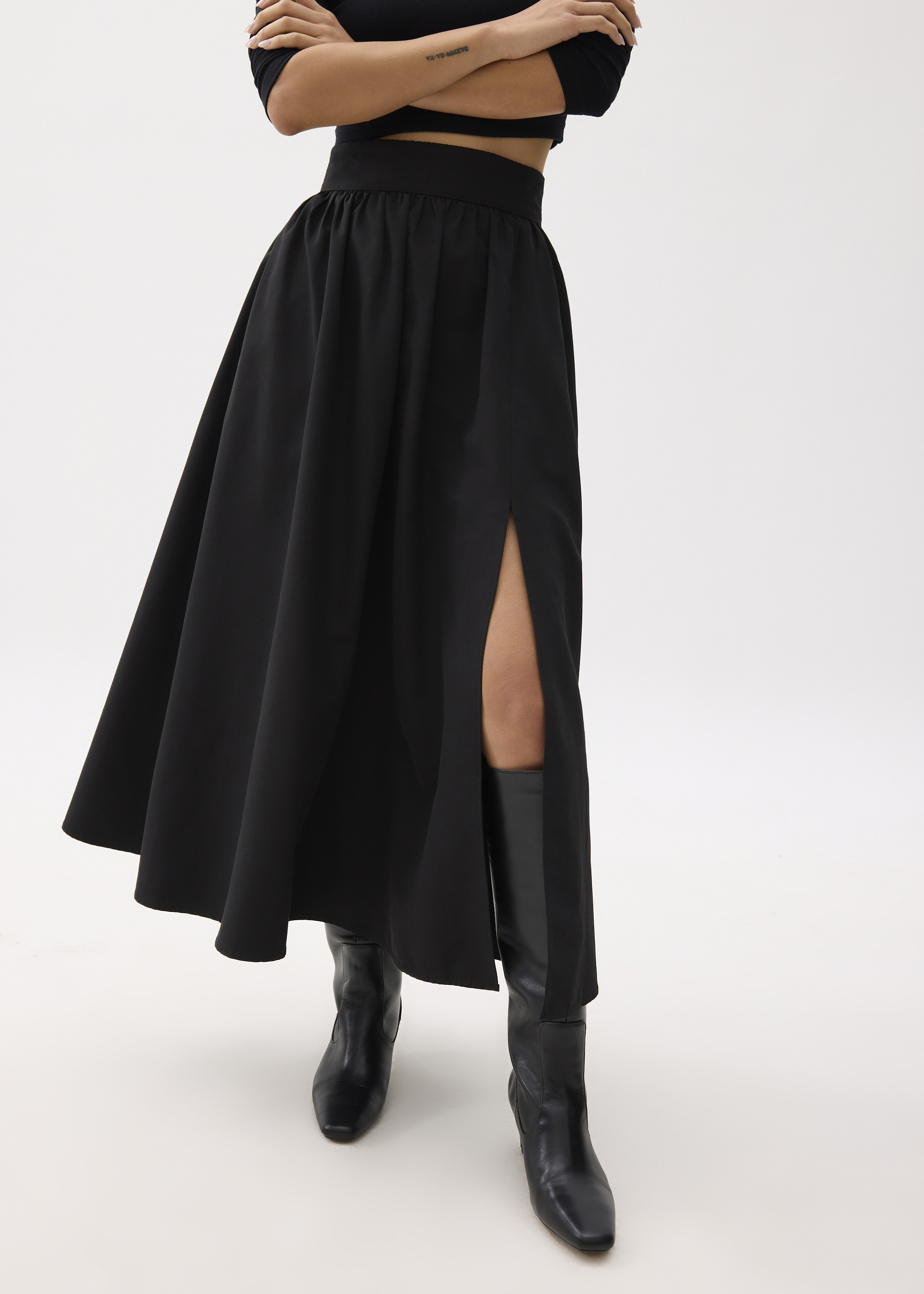 

Zoe Flare Maxi Skirt-014-XL