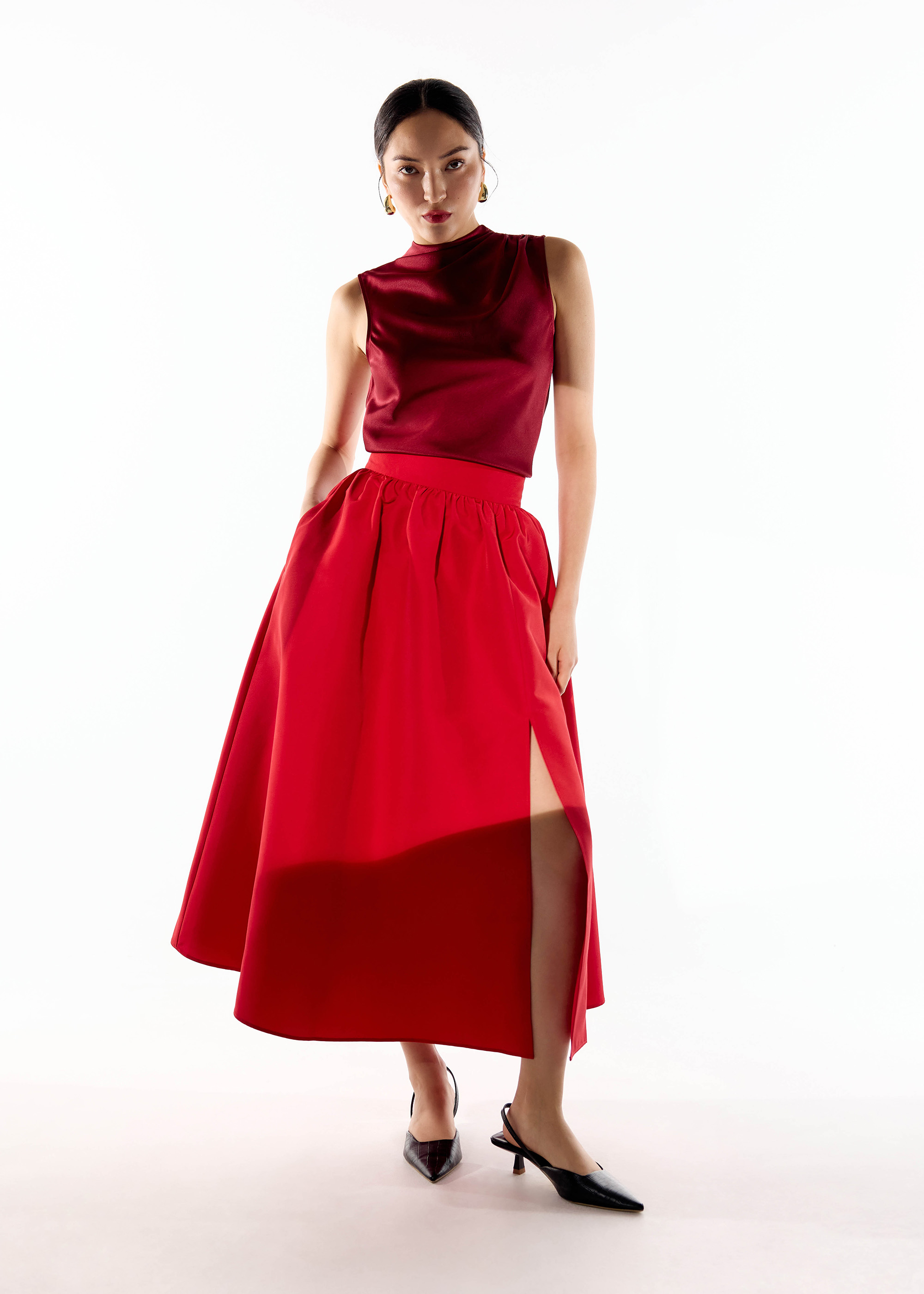 

Zoe Flare Maxi Skirt-020-XS
