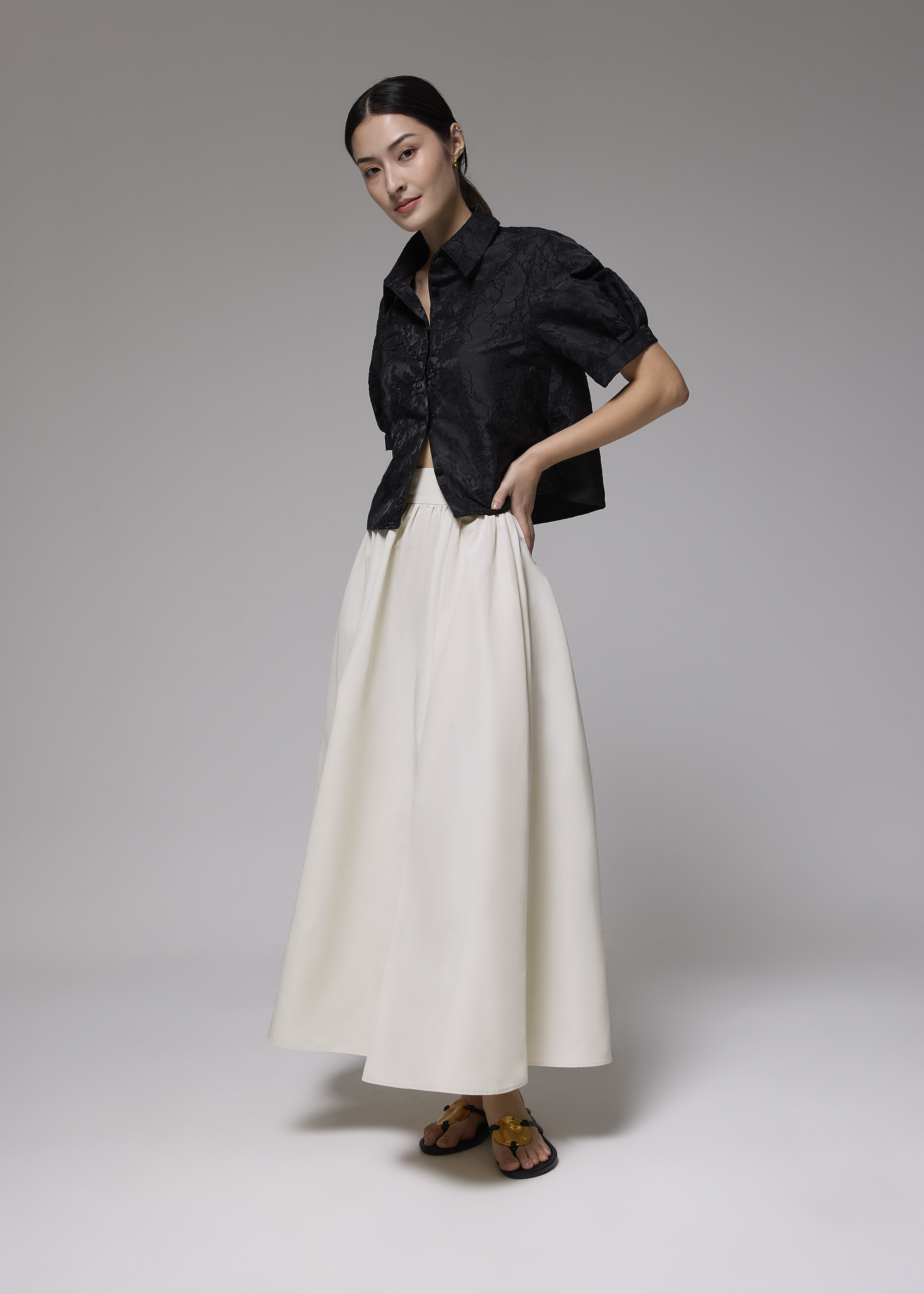 

Zoe Flare Maxi Skirt-106-XXL