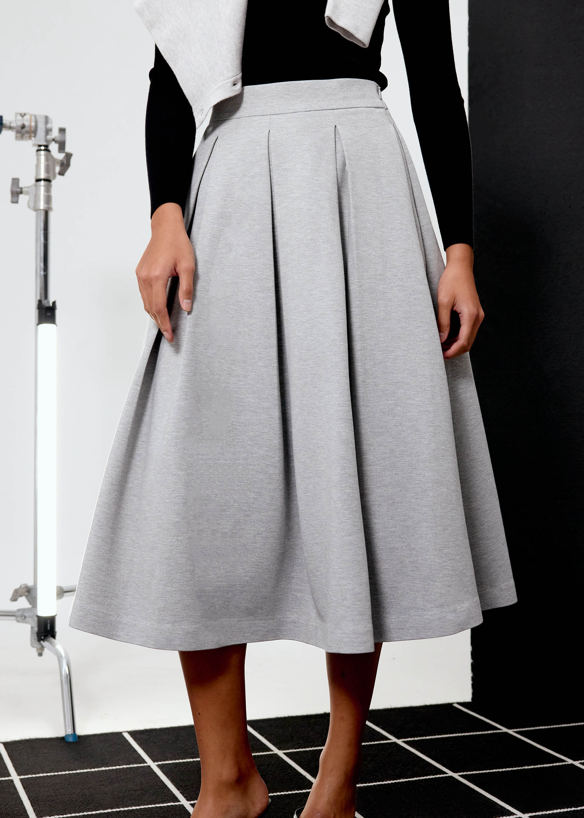 

Zoe Flare Maxi Skirt-014-M
