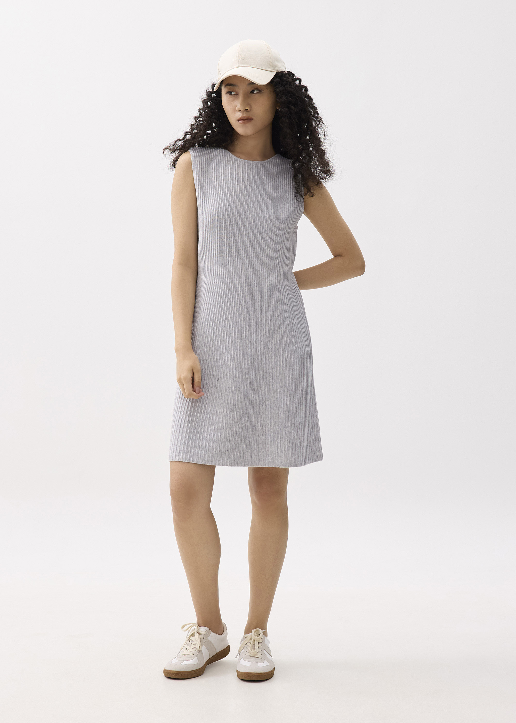 

Kamil Contour Knit Fit & Flare Mini Dress