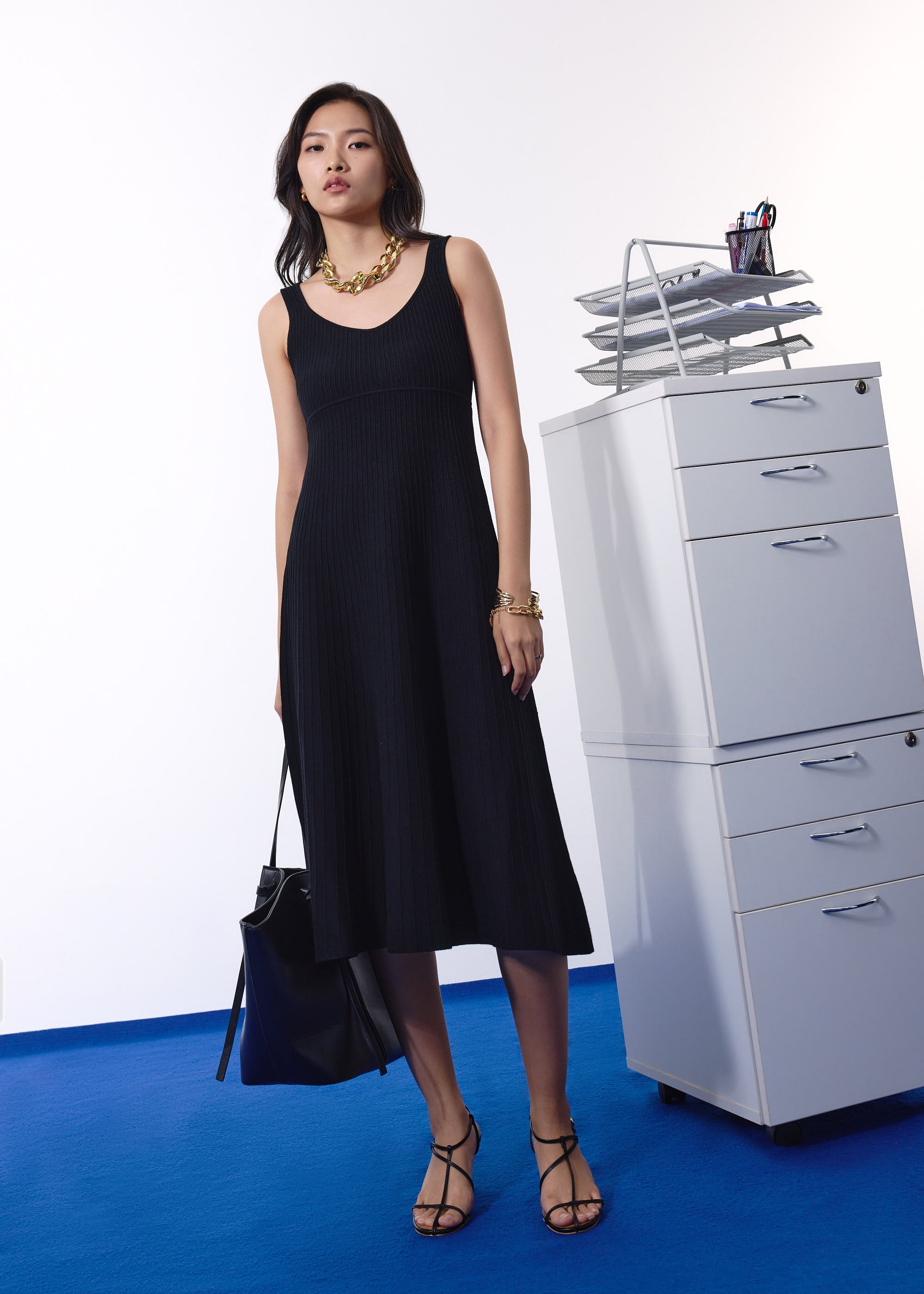 

Janey Knit Sweetheart Fit & Flare Midi Dress Love, Bonito