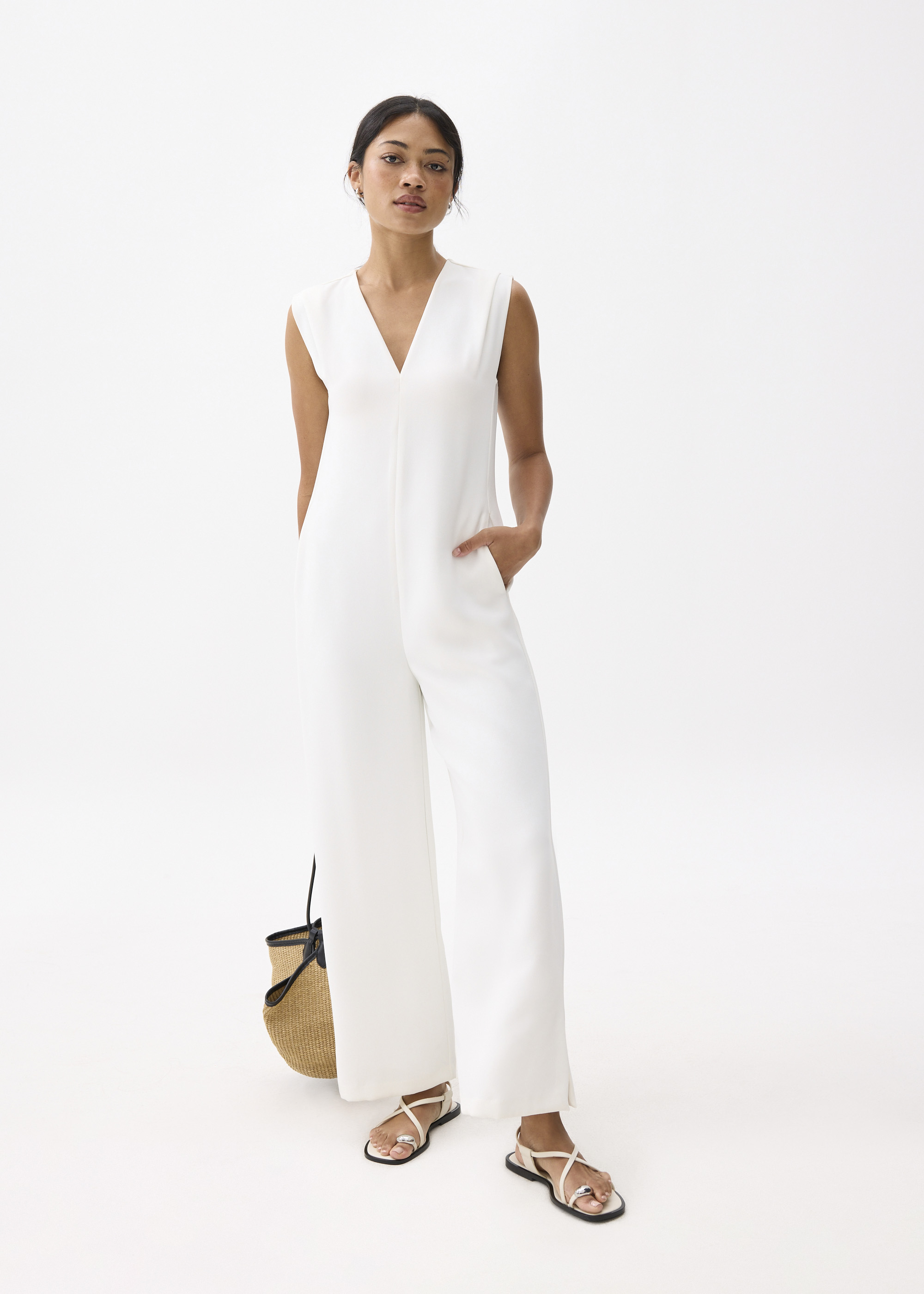 

Leggy™ Iris Straight Leg Jumpsuit-031-XXS