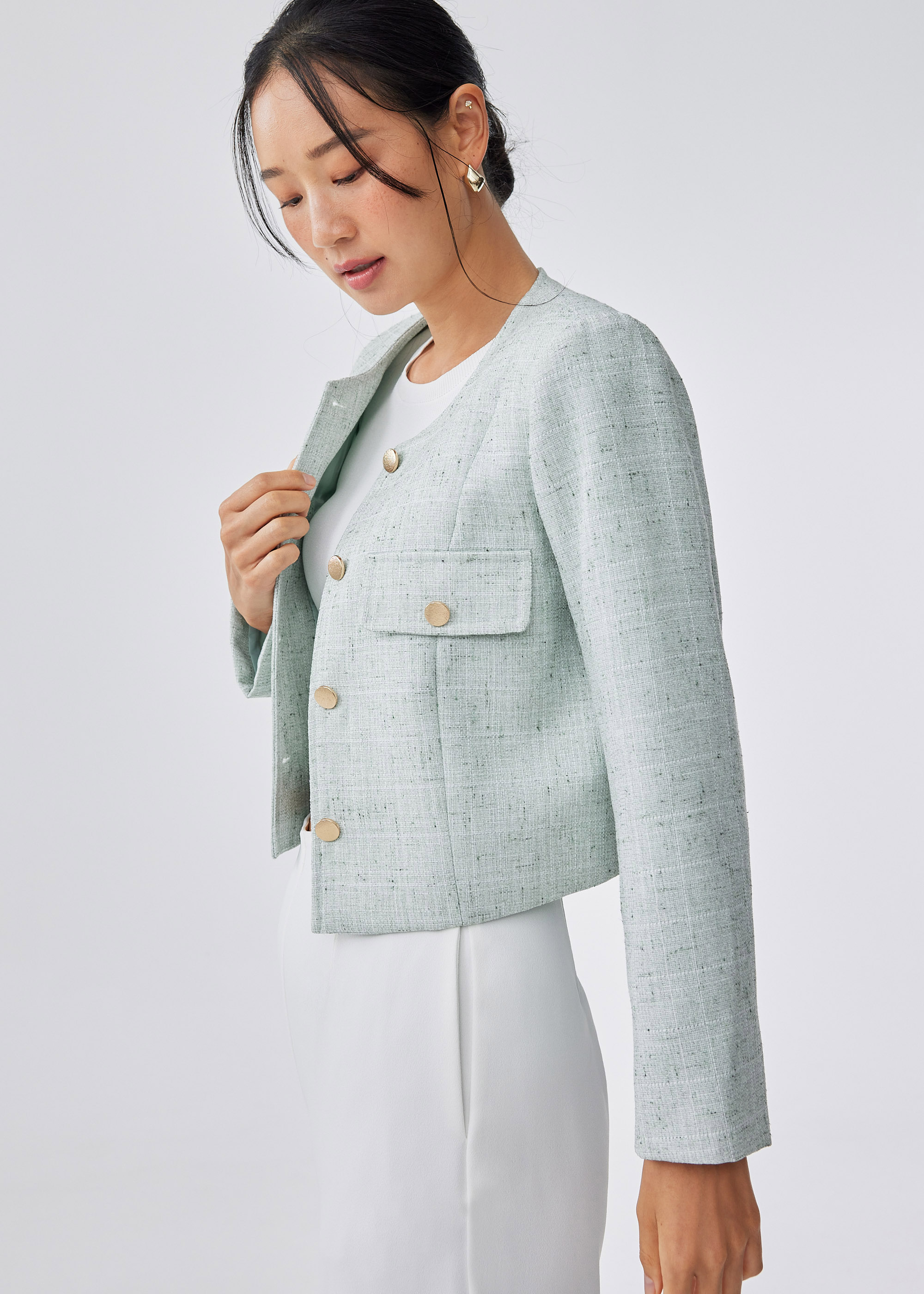 

Arden Tweed Jacket-410-S