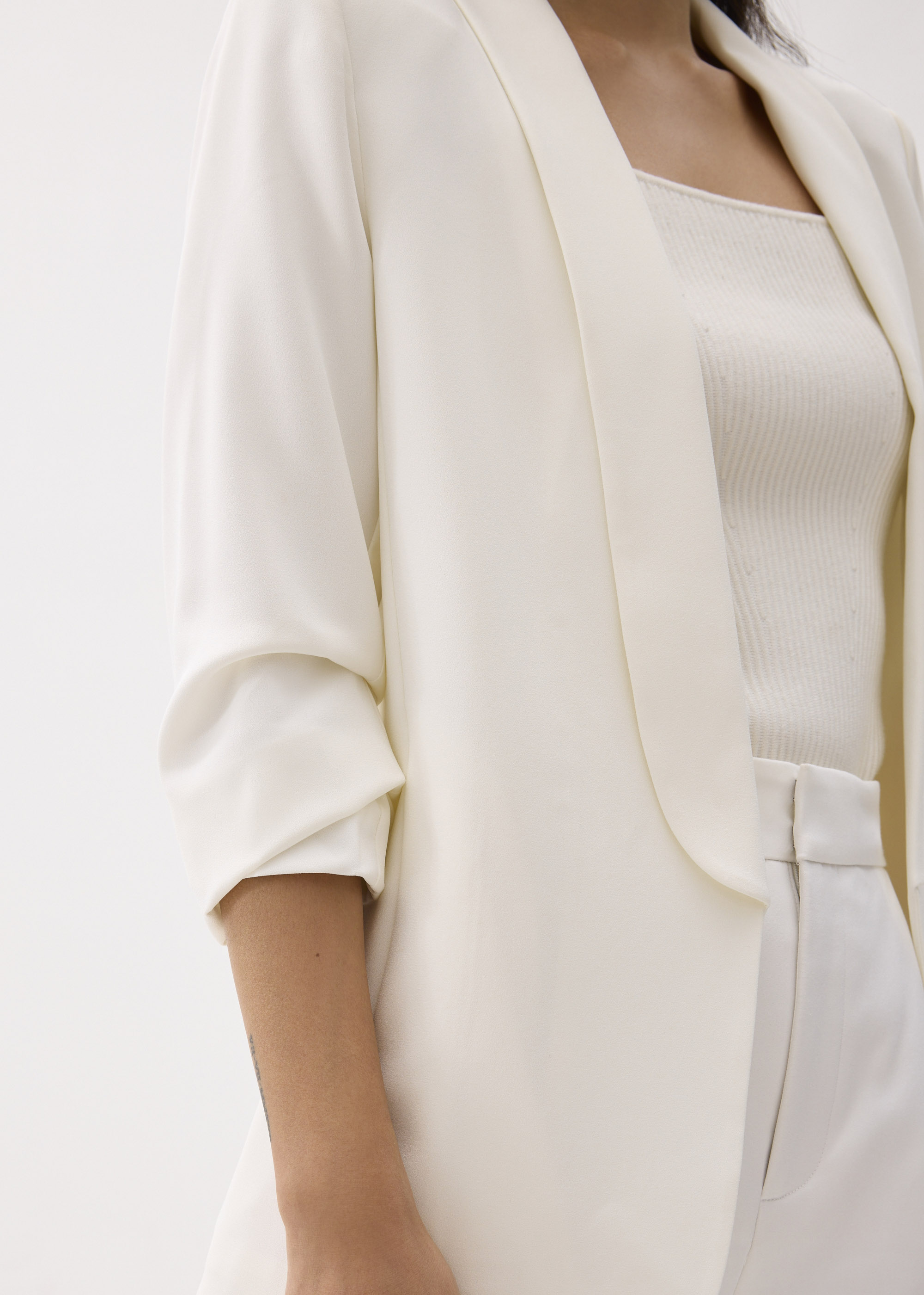 

Mili Shawl Collared Blazer-106-S