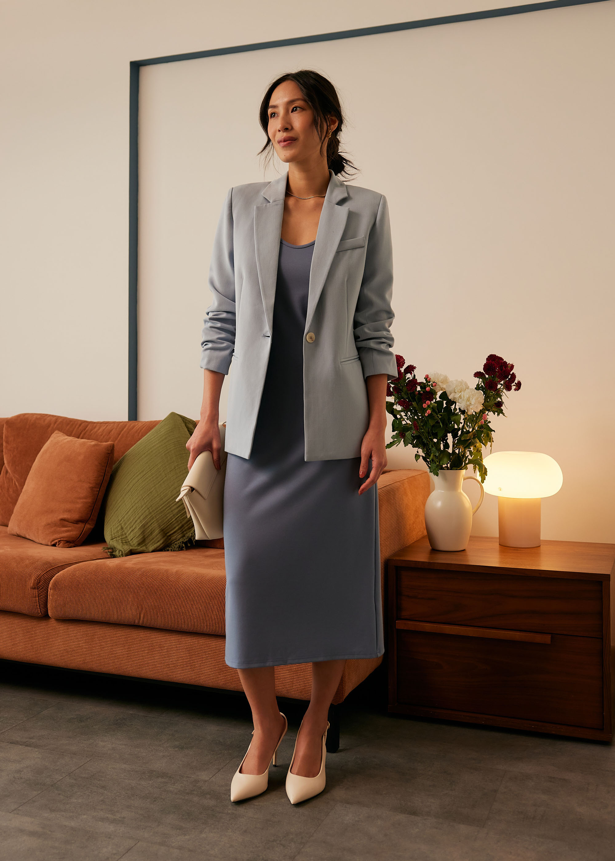 

RuchedReady® Aera Slim Blazer-347-XXS