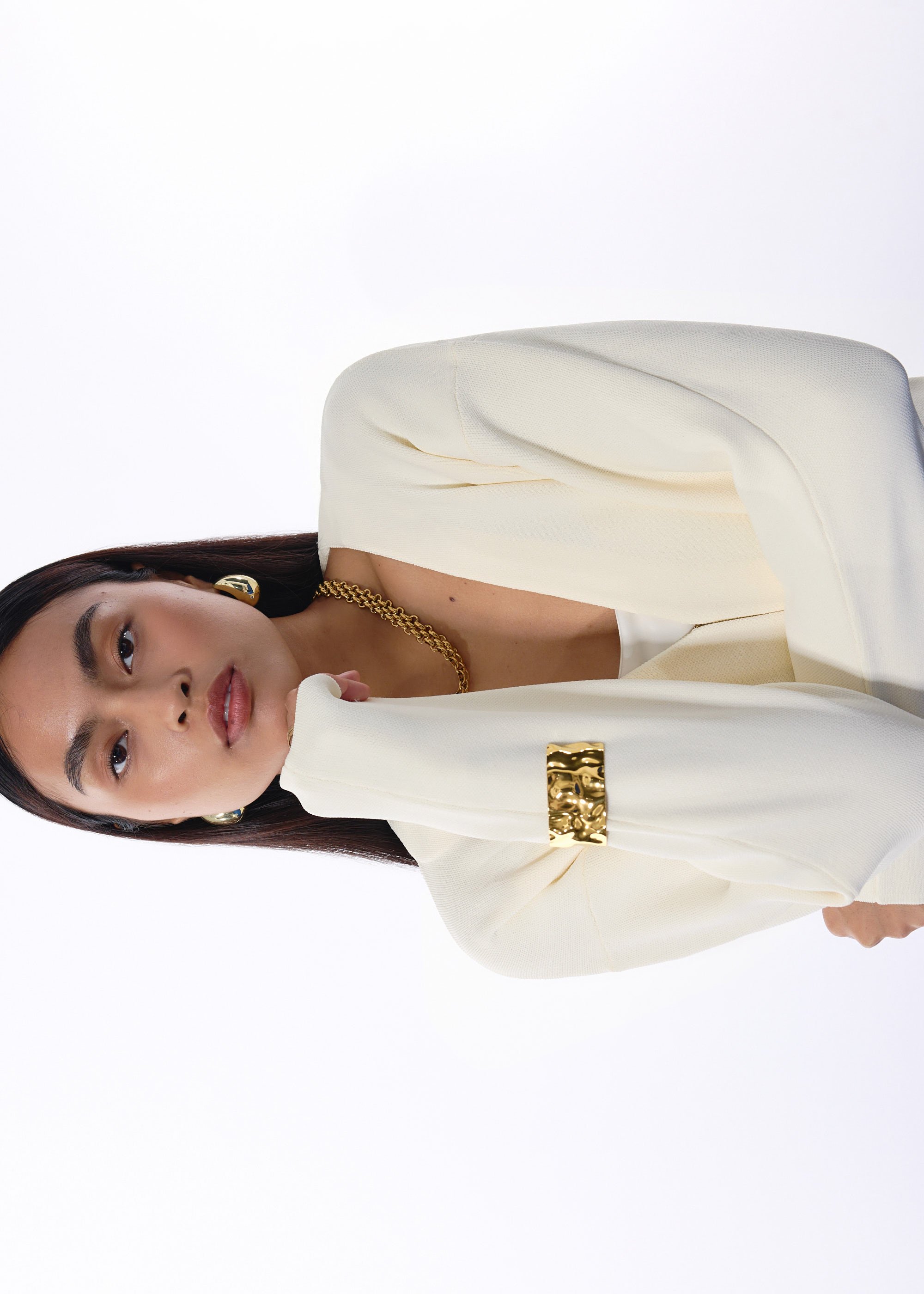 

Micah Knit Cinched Waist Long Cardigan Love, Bonito