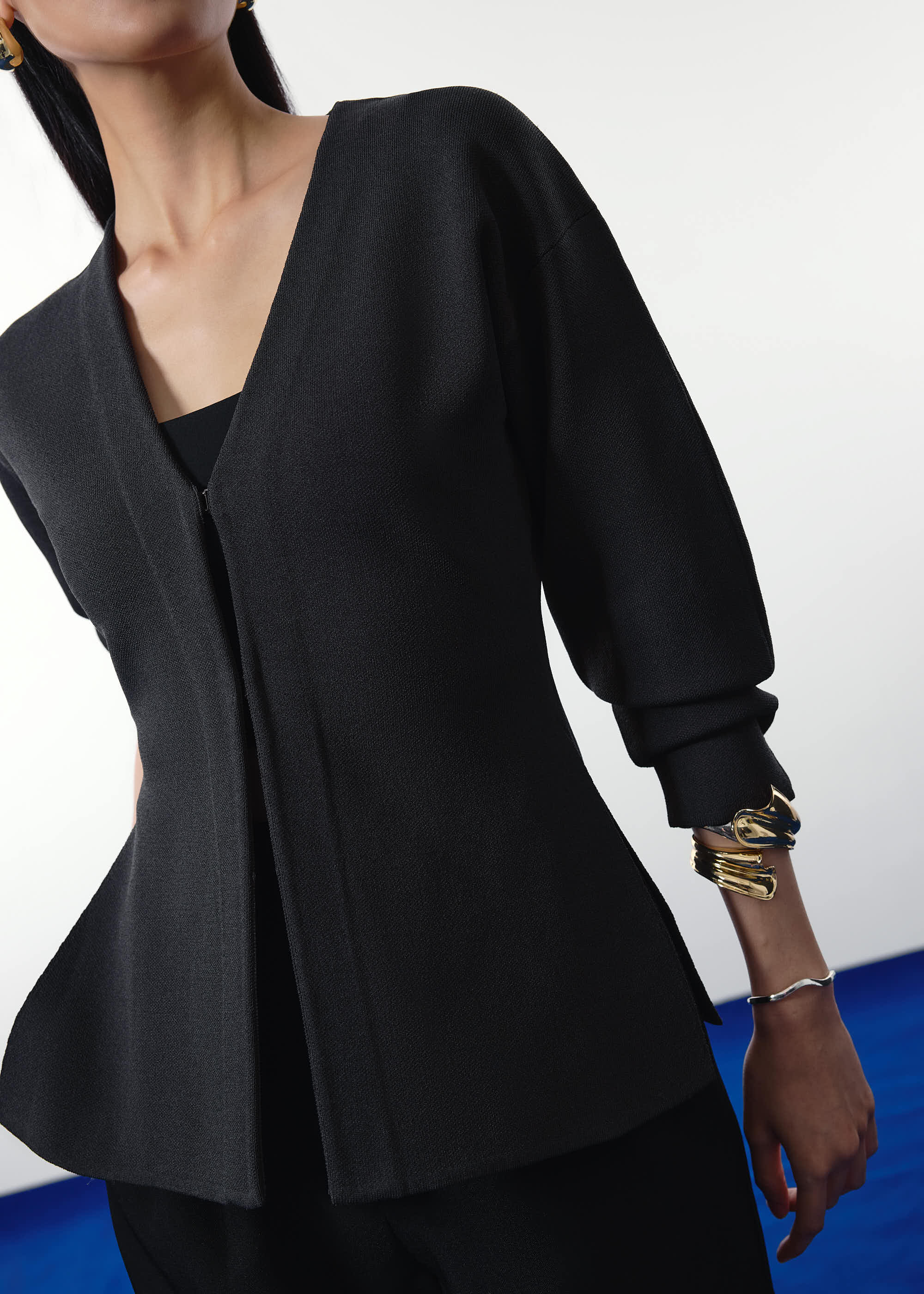 

Micah Knit Cinched Waist Long Cardigan Love, Bonito