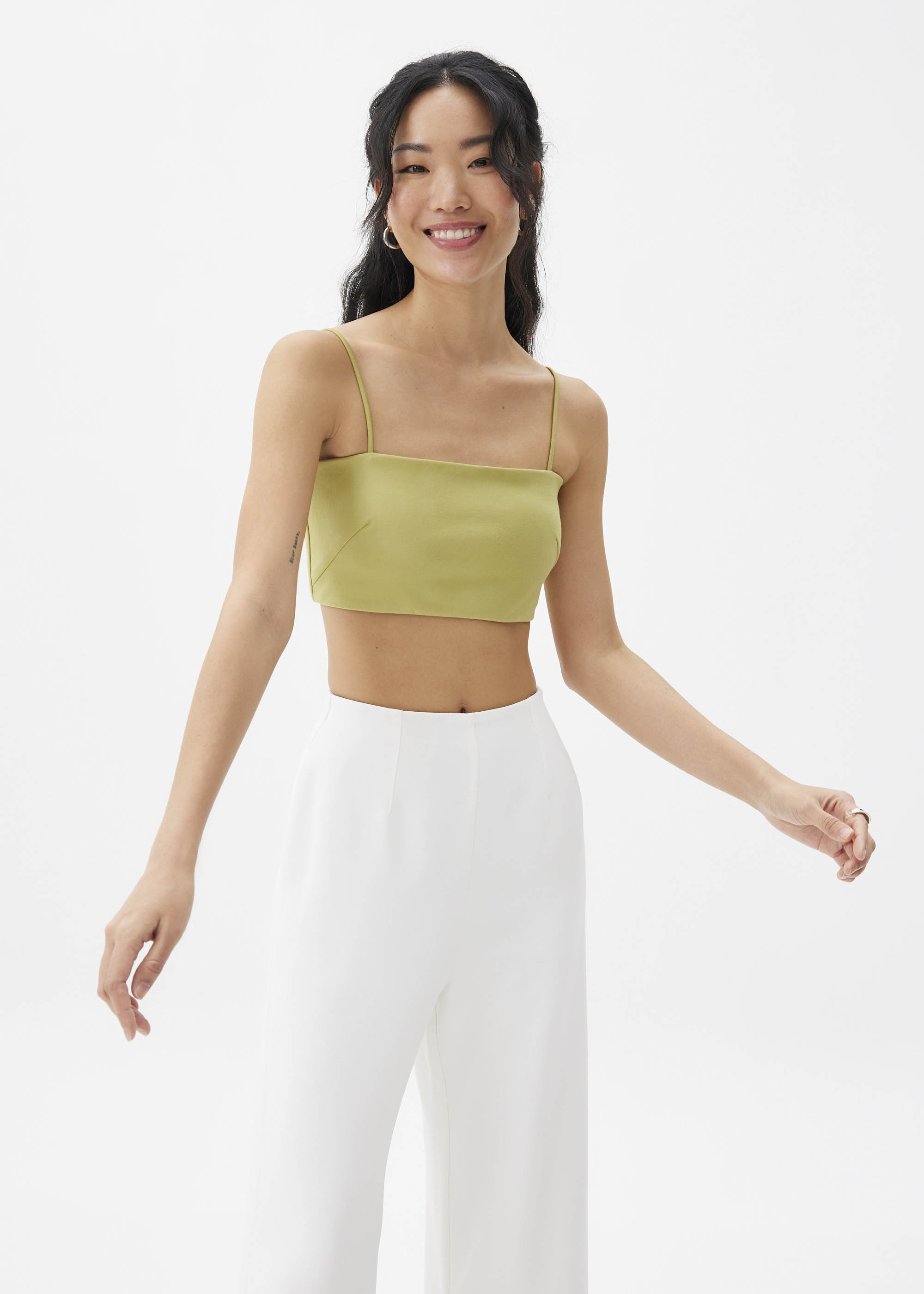 

Joey Padded Crop Camisole Top-253-XXL