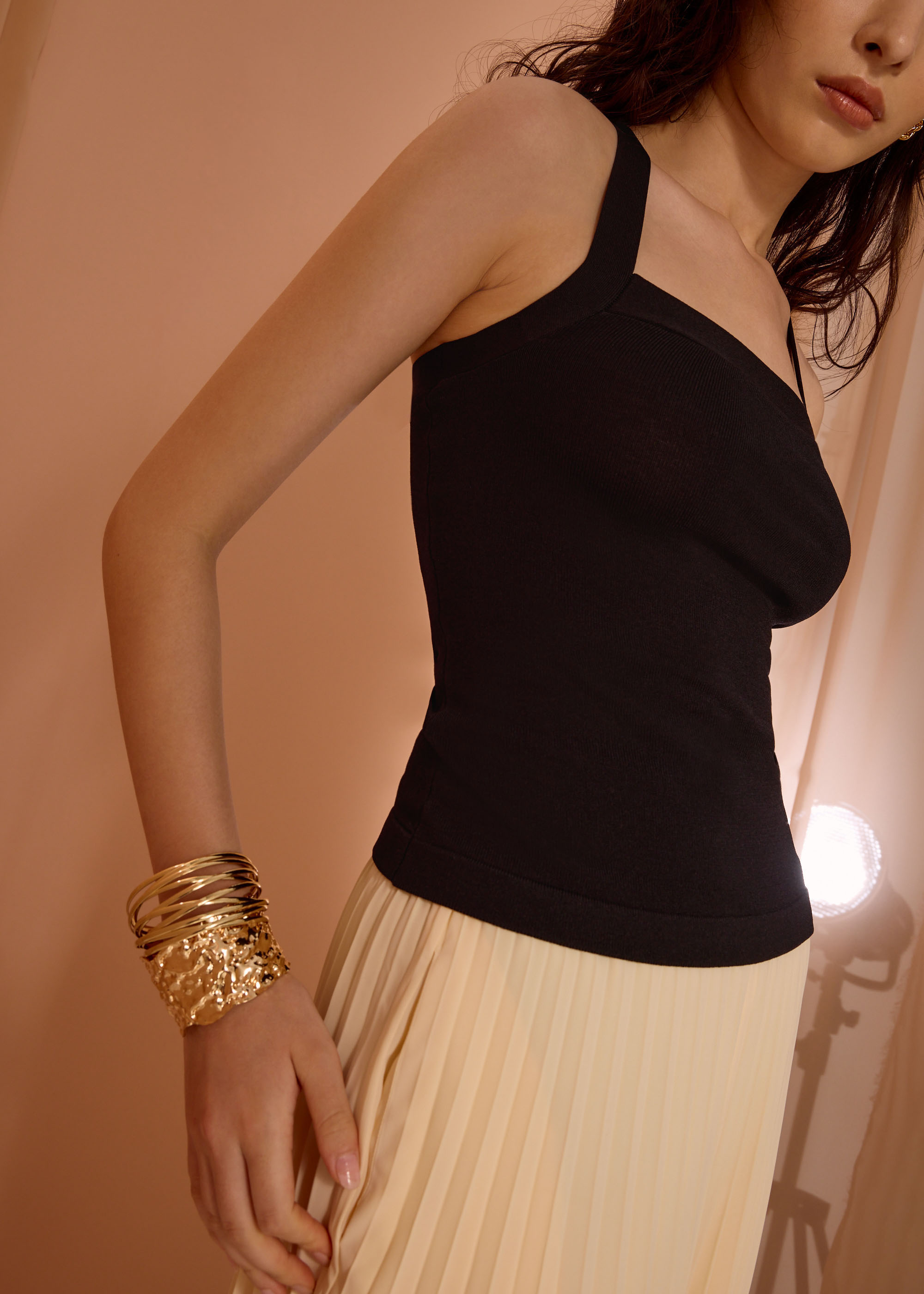 

Tola Knit Cross Back Tank Top