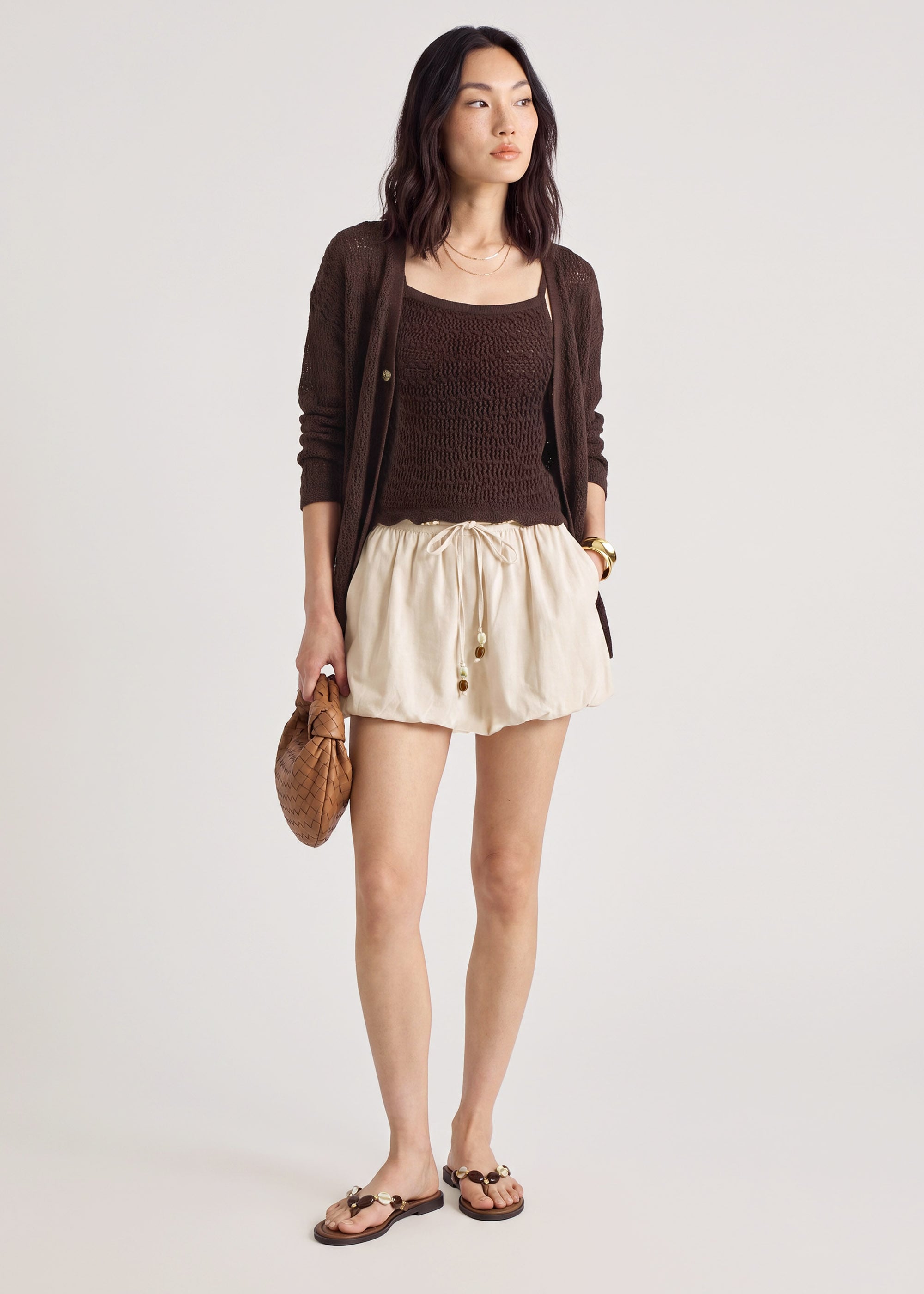 Crochet Straight Neck Tank Love, Bonito: retailer-supplied image