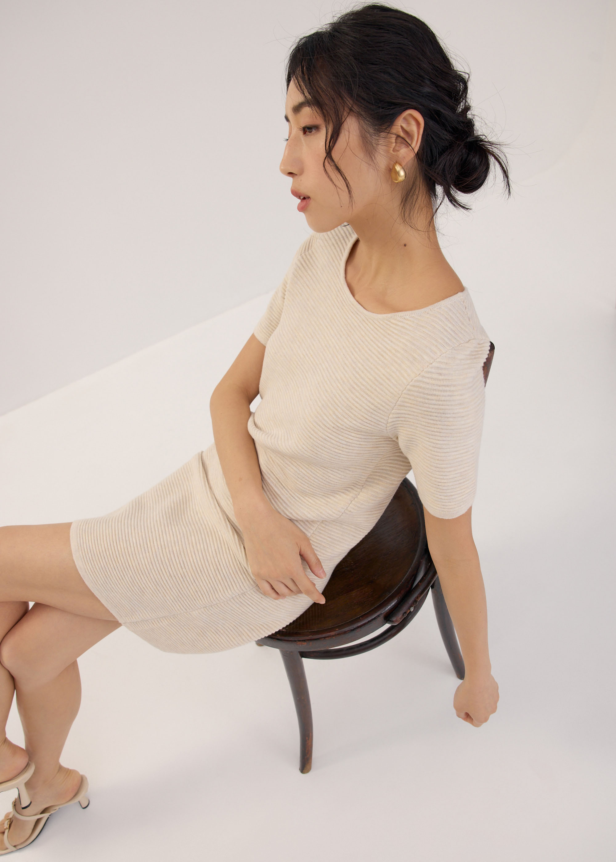 

Scoop Neck Shift Mini Dress Love, Bonito