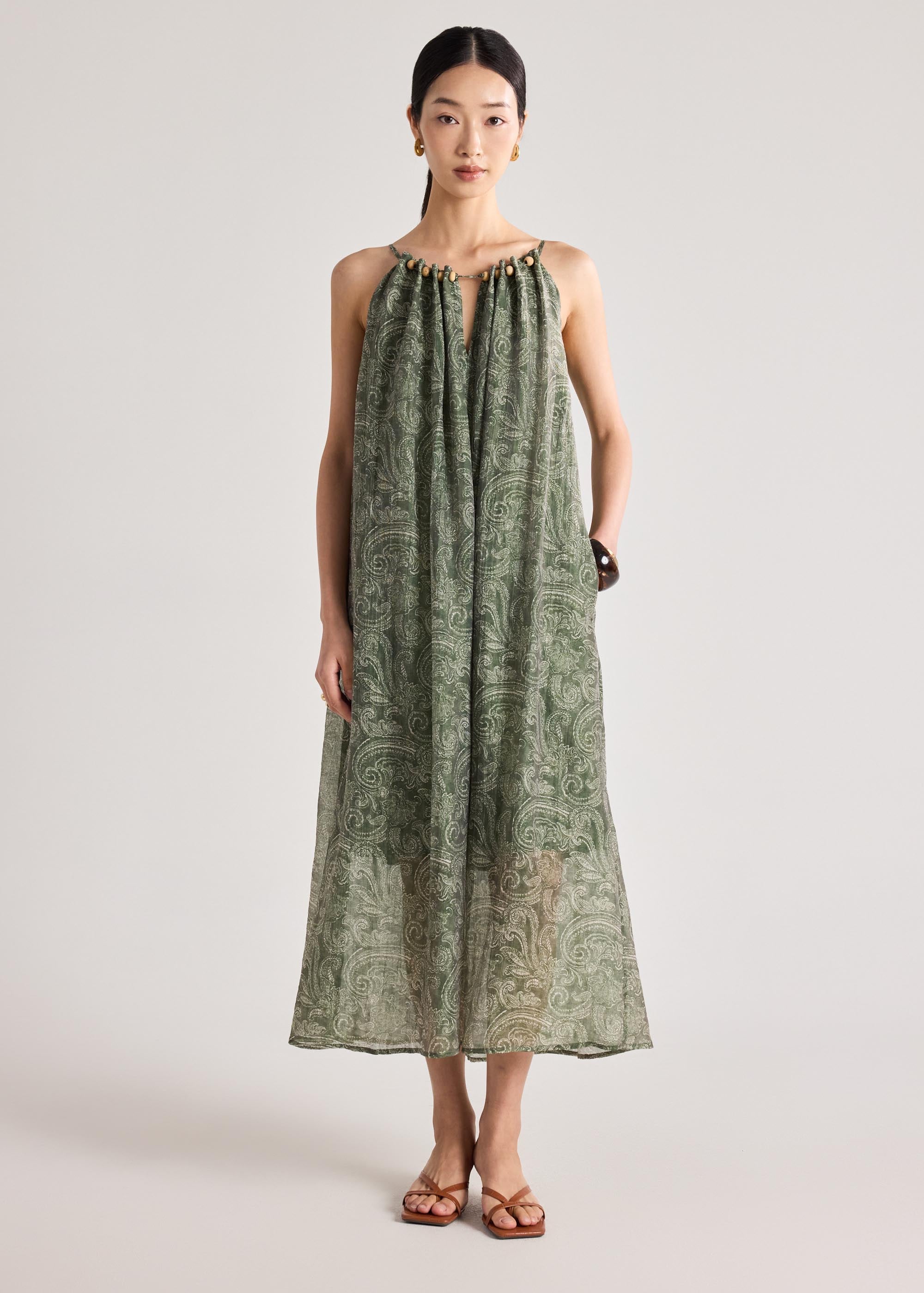 Lyocell Printed Dress Love, Bonito: retailer-supplied image