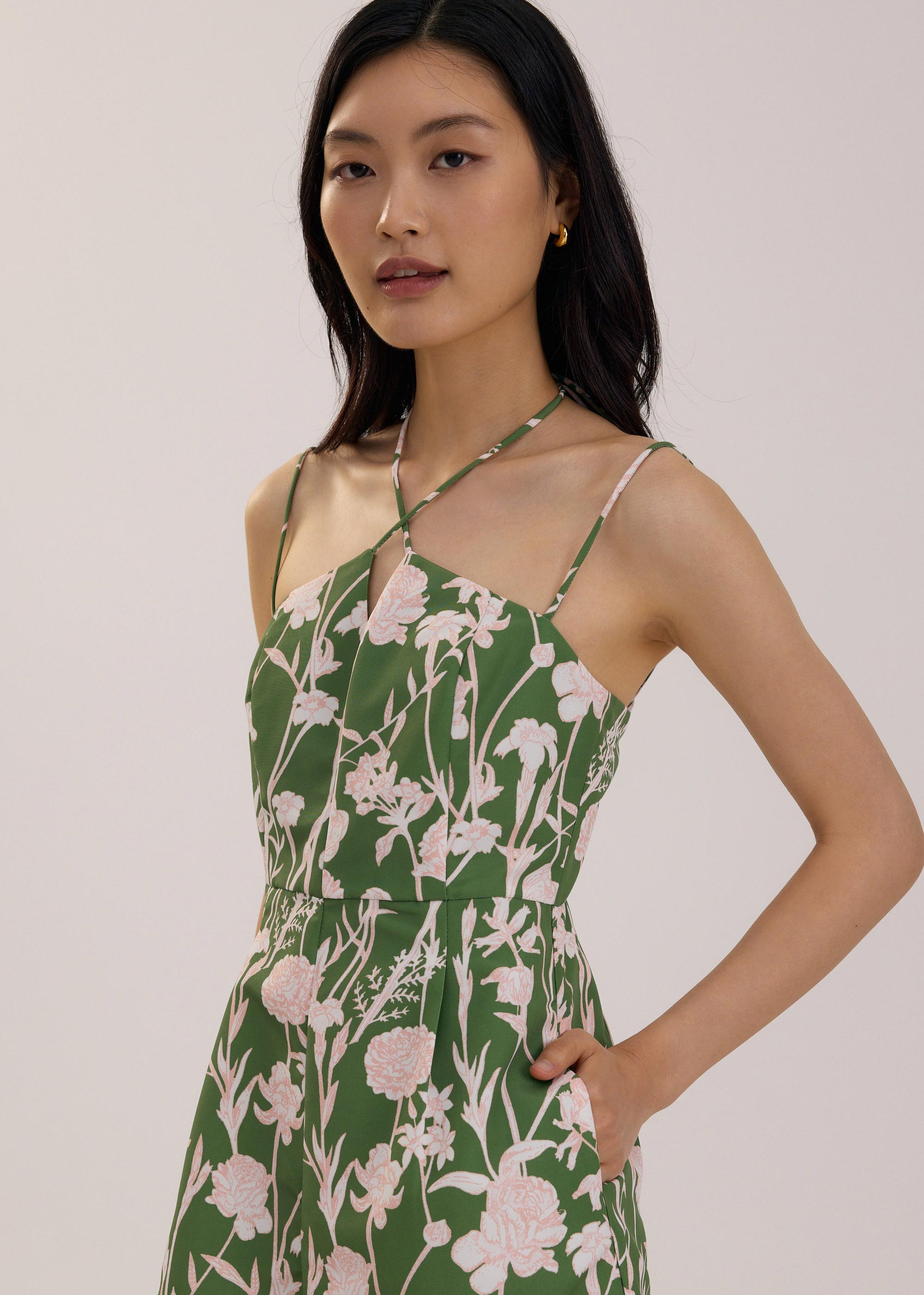 

A-line Romper in Tidal Blooms
