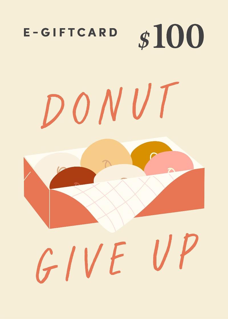 Love, Bonito e-Gift Card - Donut Give Up! - US$100