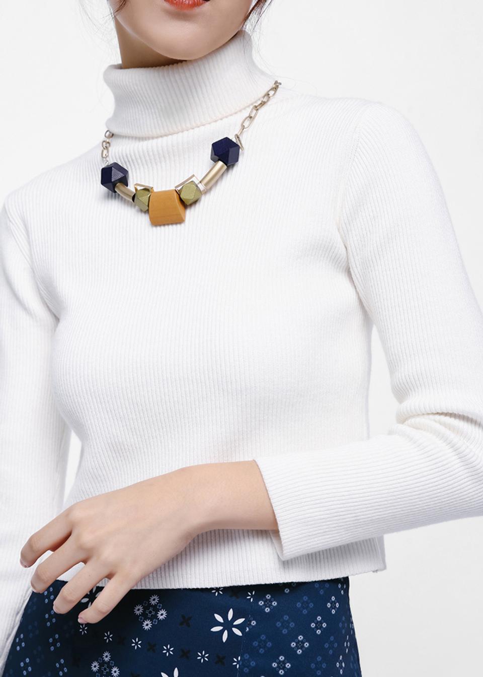 Buy Trois Chunky Geometric Necklace Love Bonito Malaysia Shop Women S Fashion Online