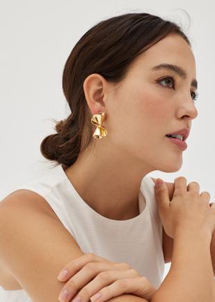 Rosalie Chunky Gold Earrings