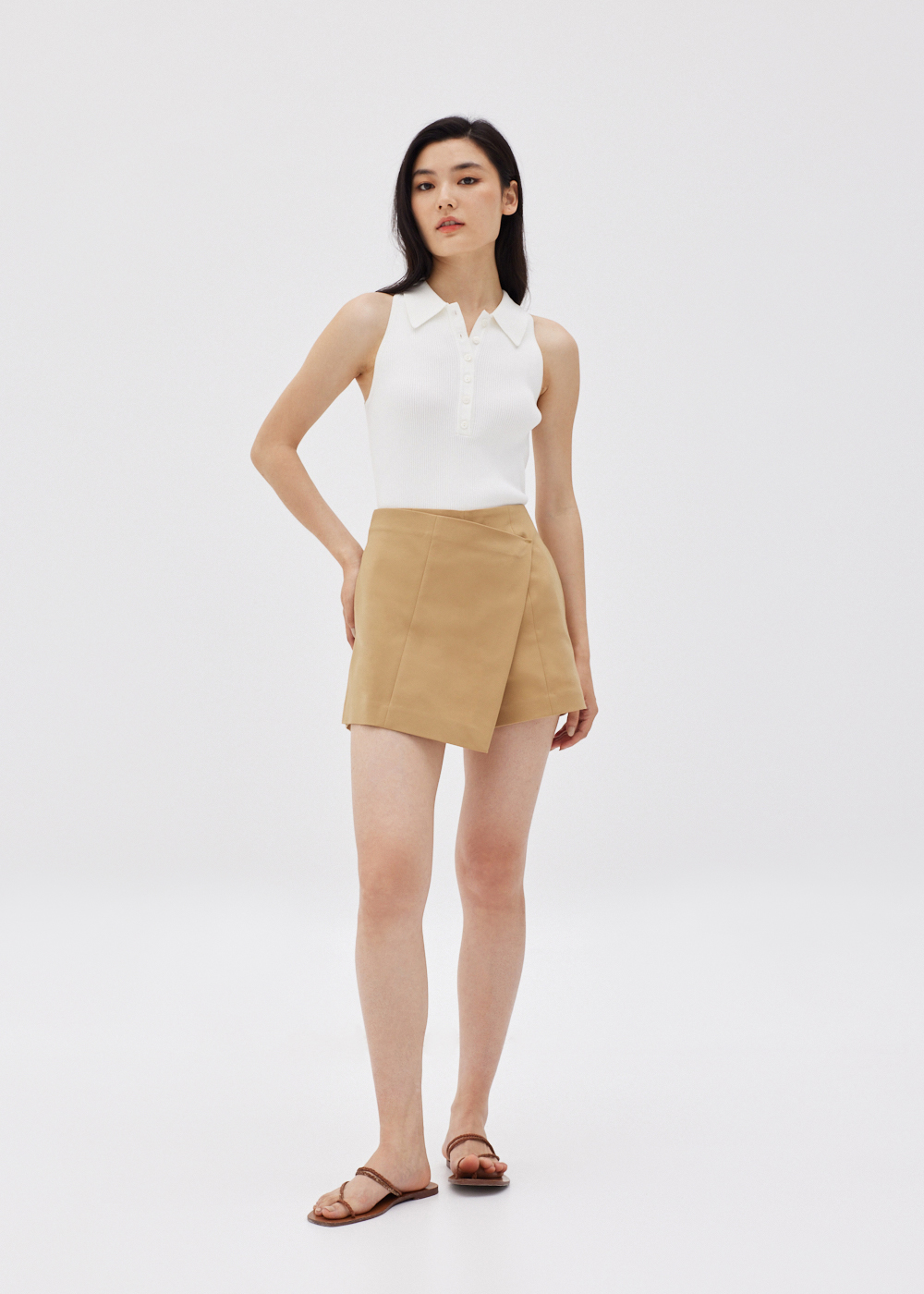 

Taylee Tailored Overlay Shorts-124-M