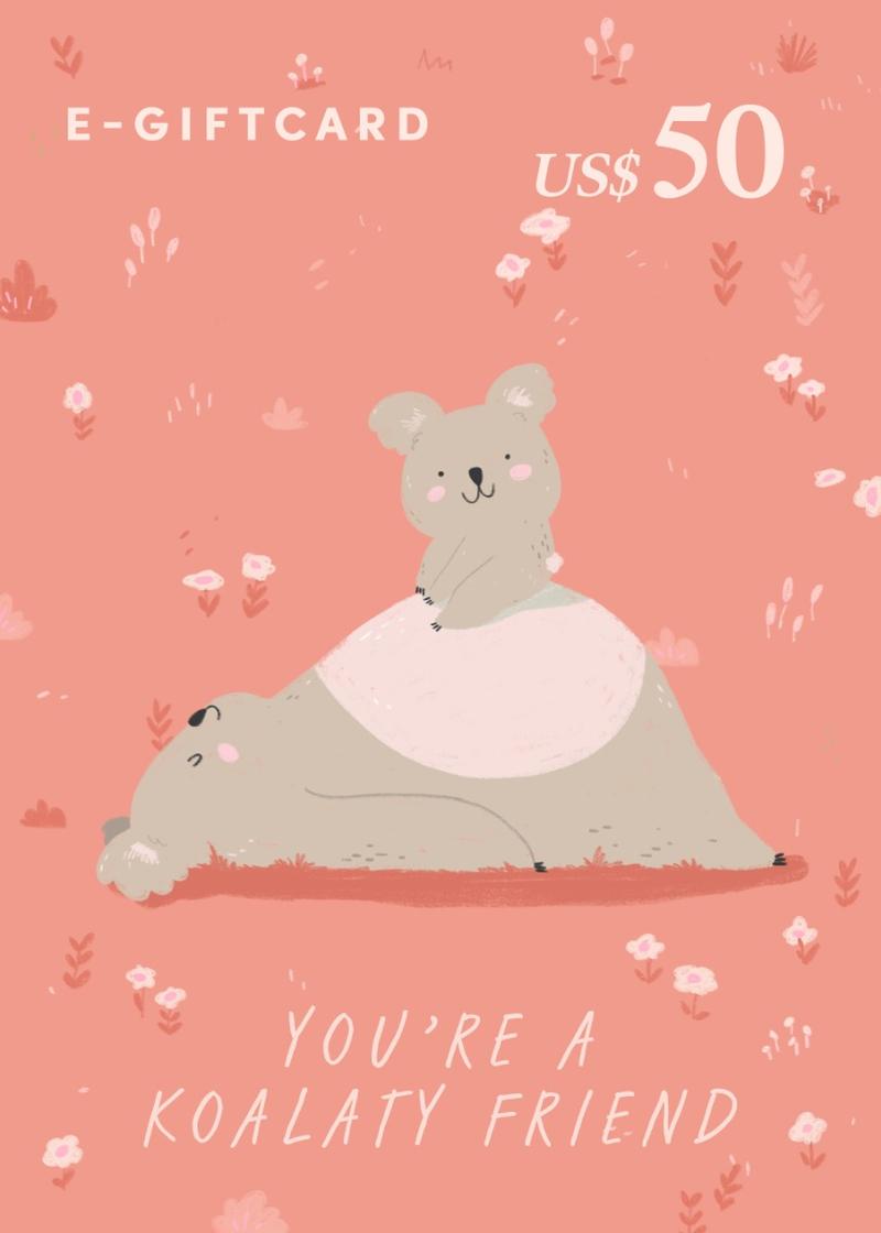 Love, Bonito e-Gift Card - Koalaty - US$50
