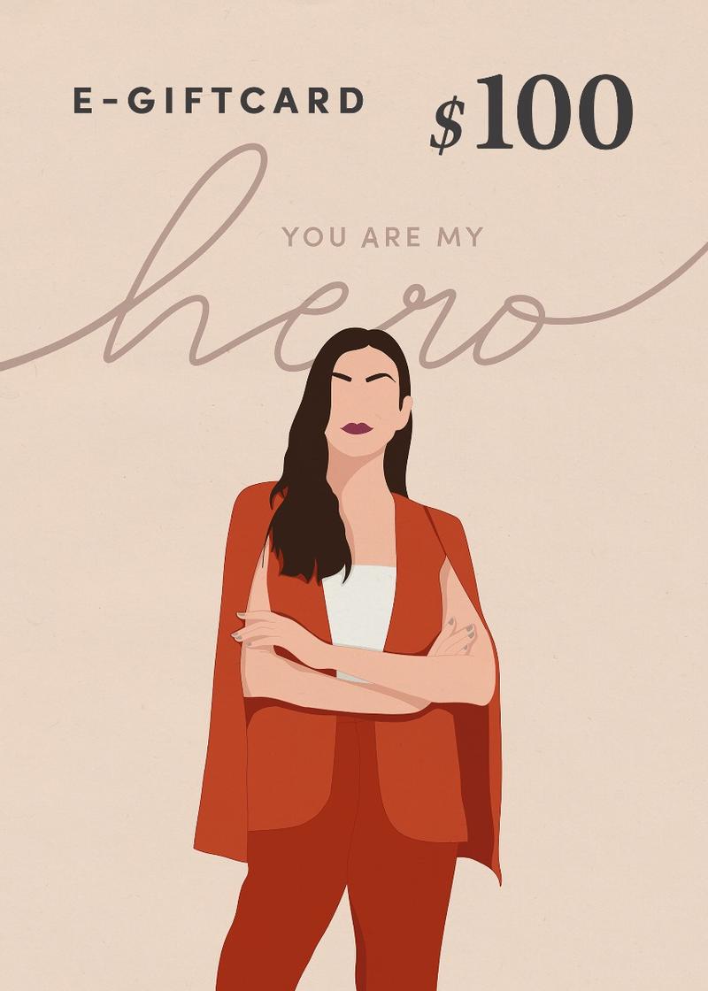 Love, Bonito e-Gift Card - You Are My Hero - $100
