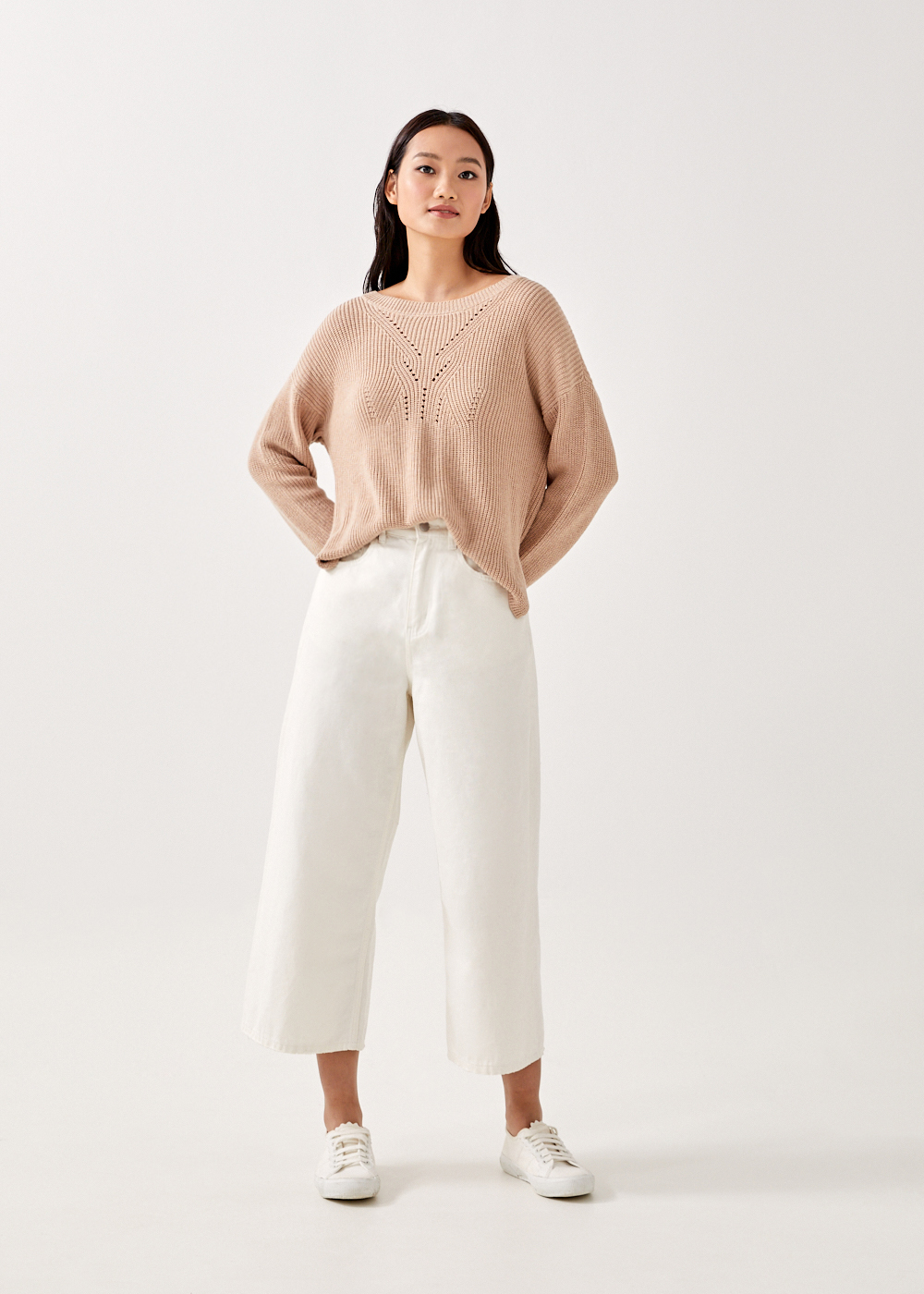 

Cera Relaxed Crew Neck Jumper-043-M