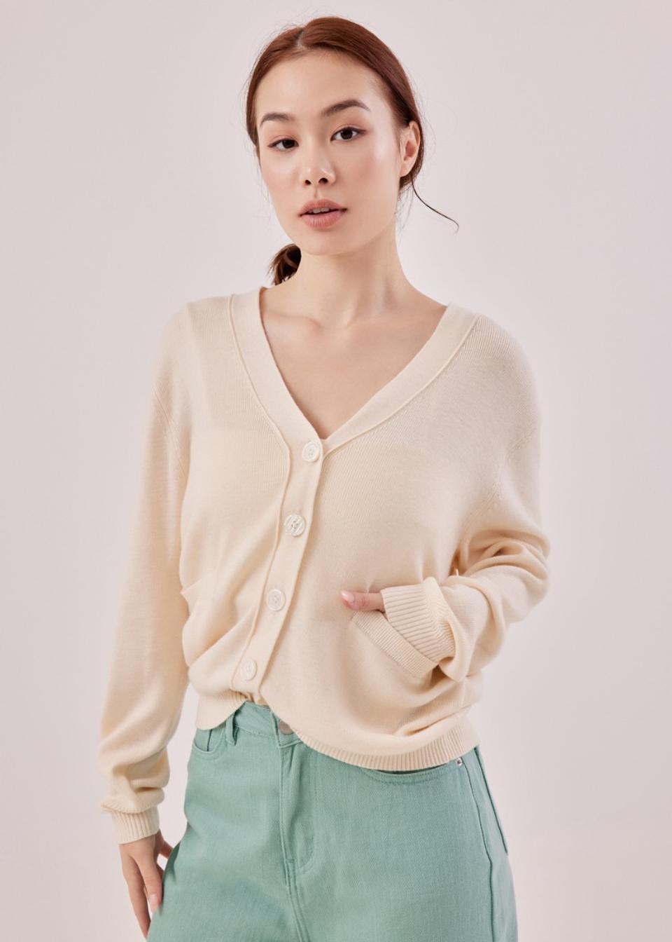 Buy Pauly Classic Button Down Cardigan @ Love, Bonito Singapore | Shop ...