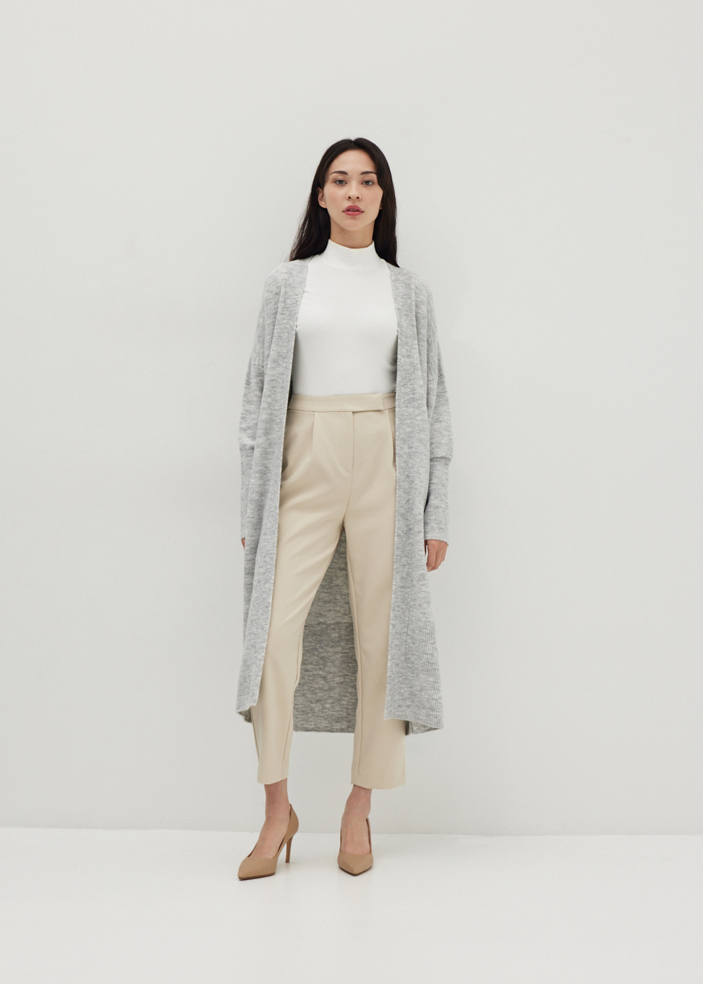 

Lainey Wool Long Line Cardigan-134-L