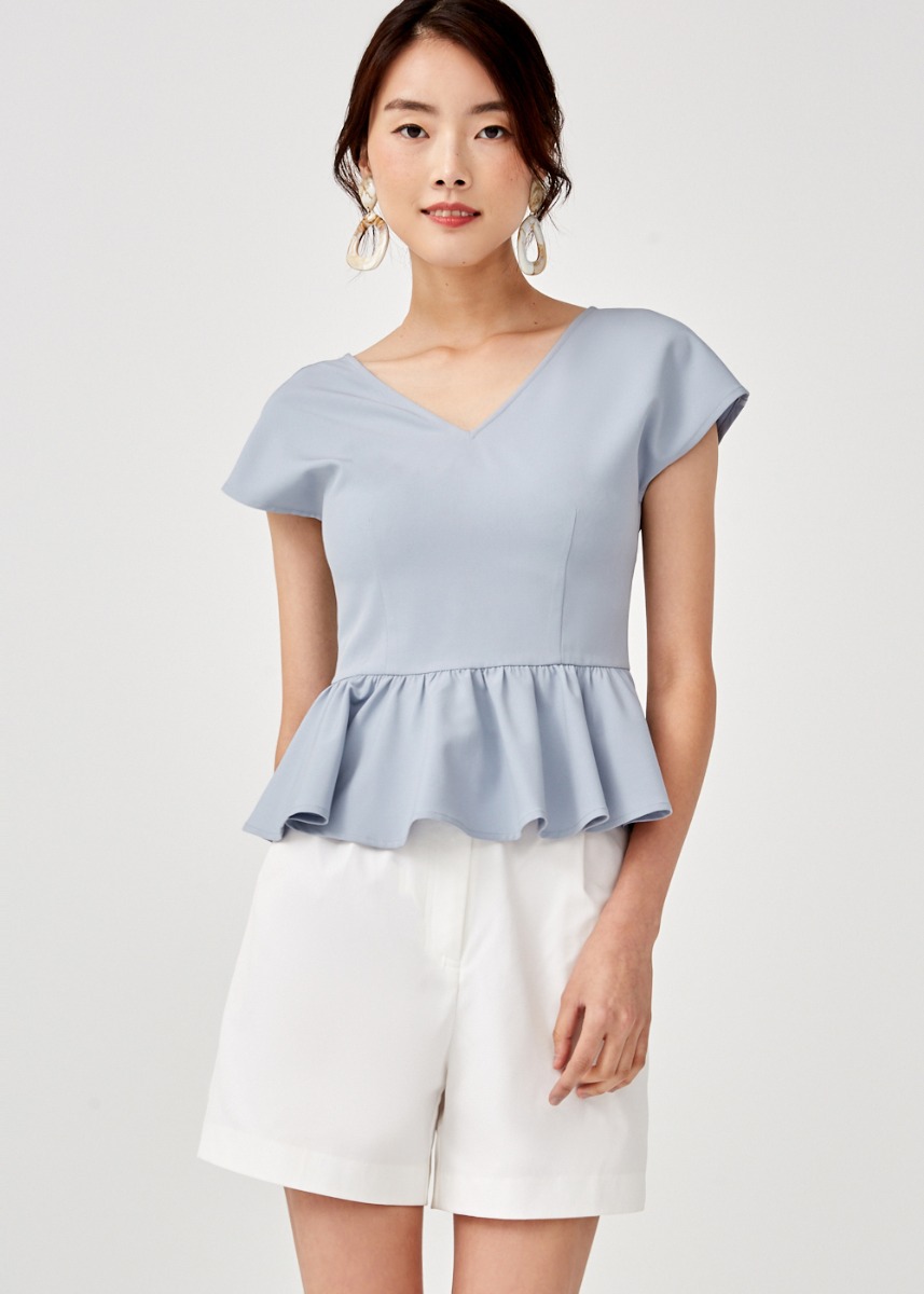 love bonito peplum top