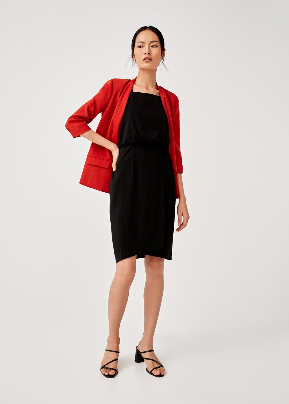 crossover tops and dresses