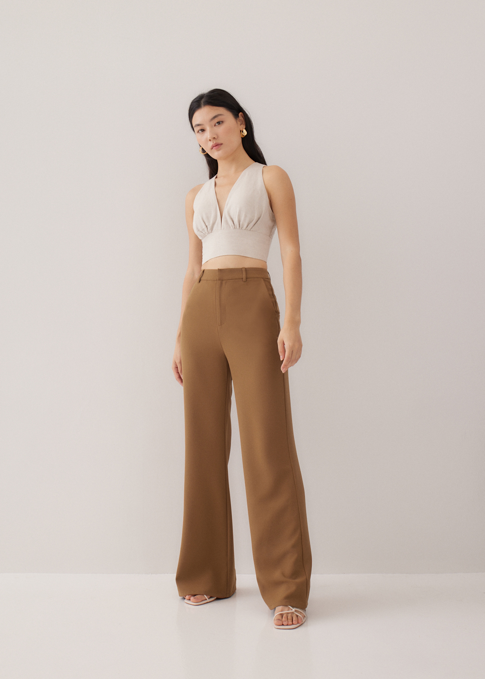 

Pvara Regular Flare Pants (2022 Version)-274-XXL