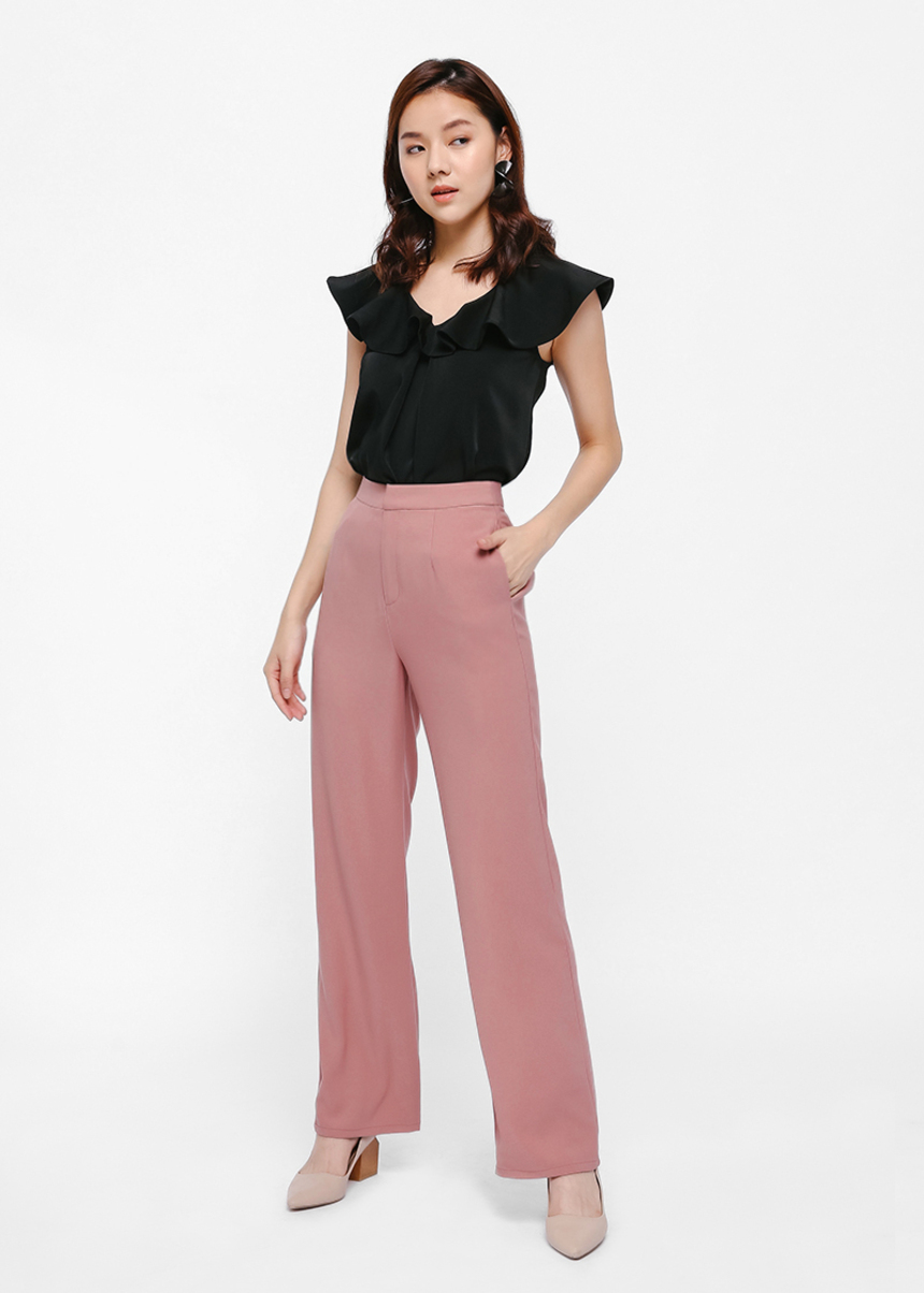 women's high waist flare pants