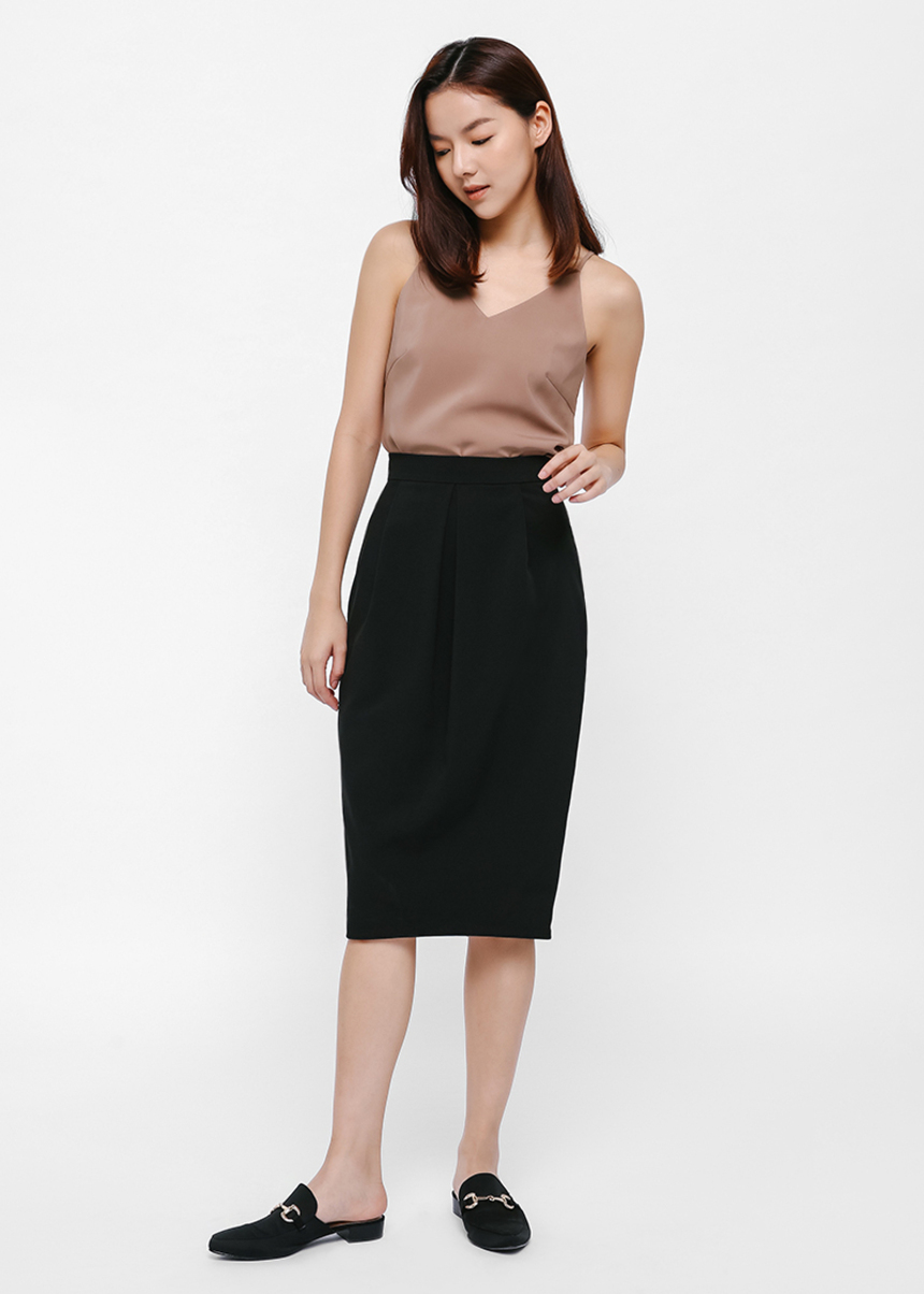 loafers with pencil skirt