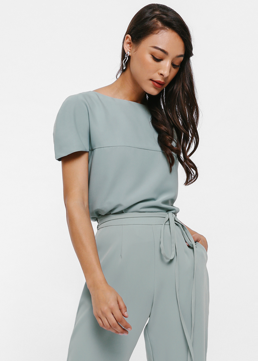 Buy Mayris Cape Sleeve Top Love Bonito Singapore Shop Women S Fashion Online
