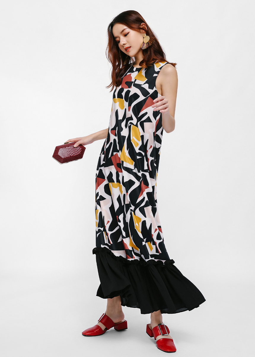printed maxi