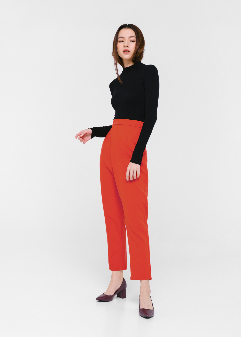 Buy Meisel Crossover High Waist Pants @ Love, Bonito Singapore