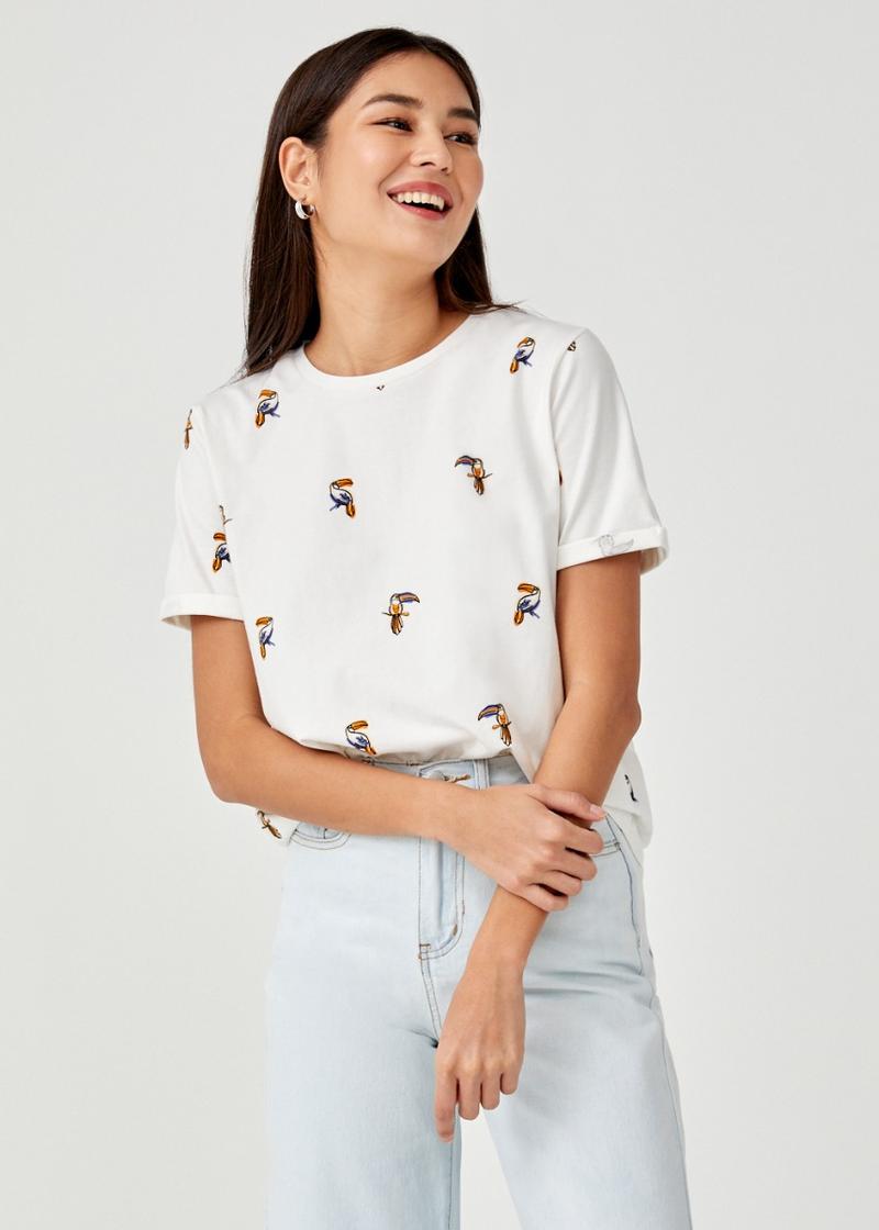 Dalia Cotton T-Shirt in Mini Toucan