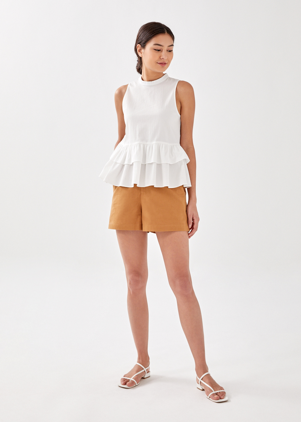 Love bonito peplum store top