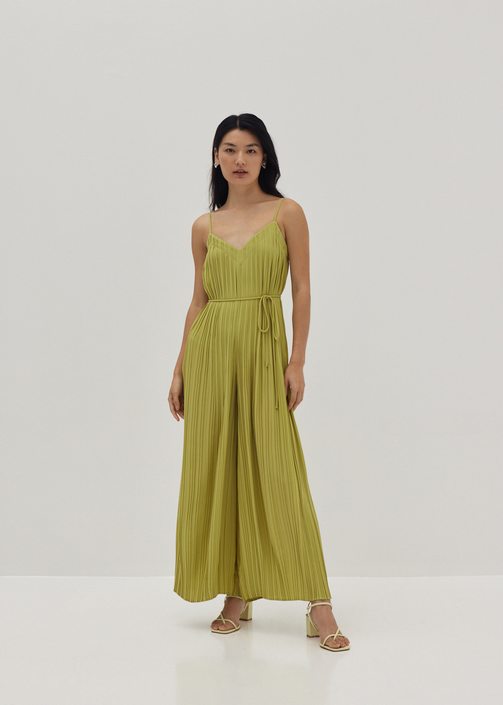 

Sabine Pleat Wide Leg Jumpsuit-253-S