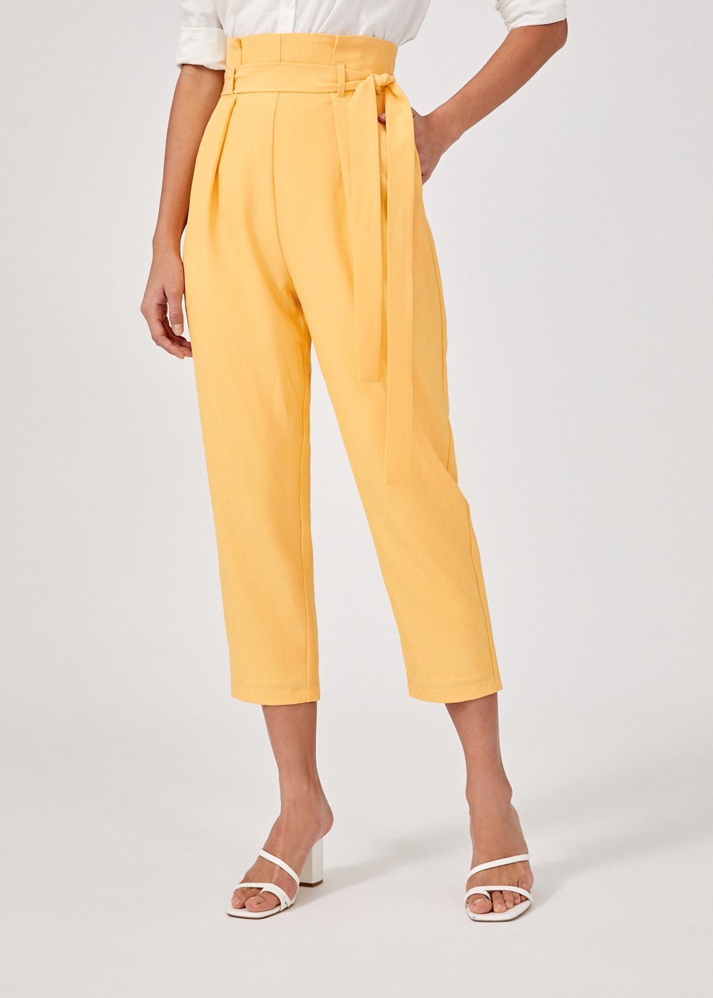 Buy Jennee Belted Peg Leg Pants Love, Bonito Singapore Shop Women's