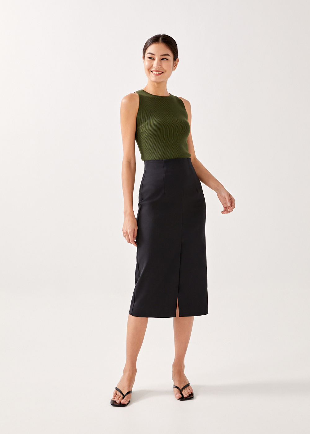 

Leoria Pencil Midi Skirt-014-XXS