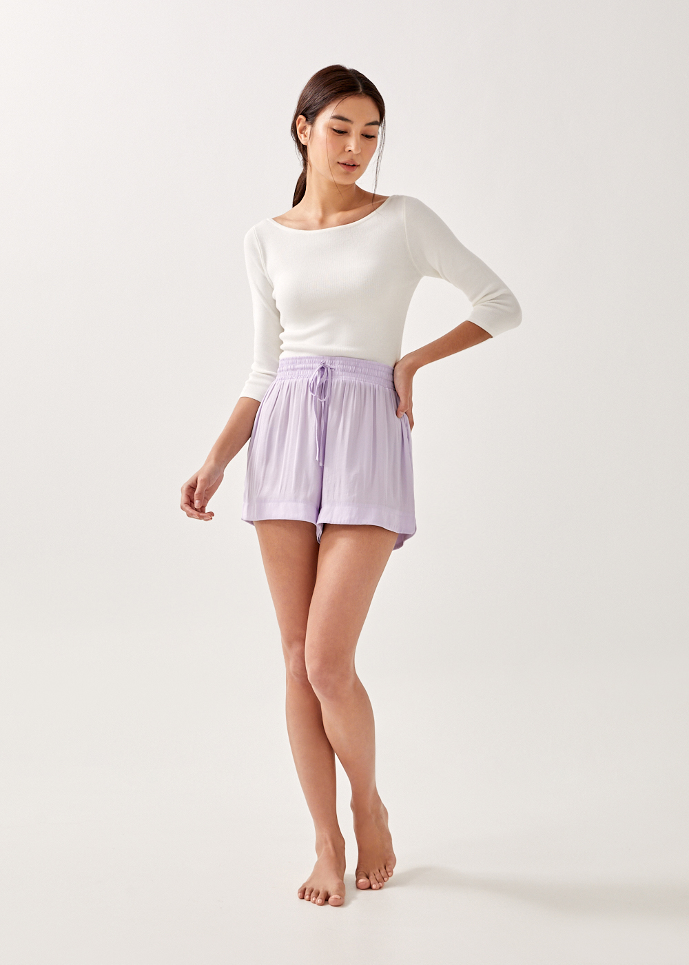 Buy Solana Relaxed Lounge Shorts Love Bonito Singapore Shop